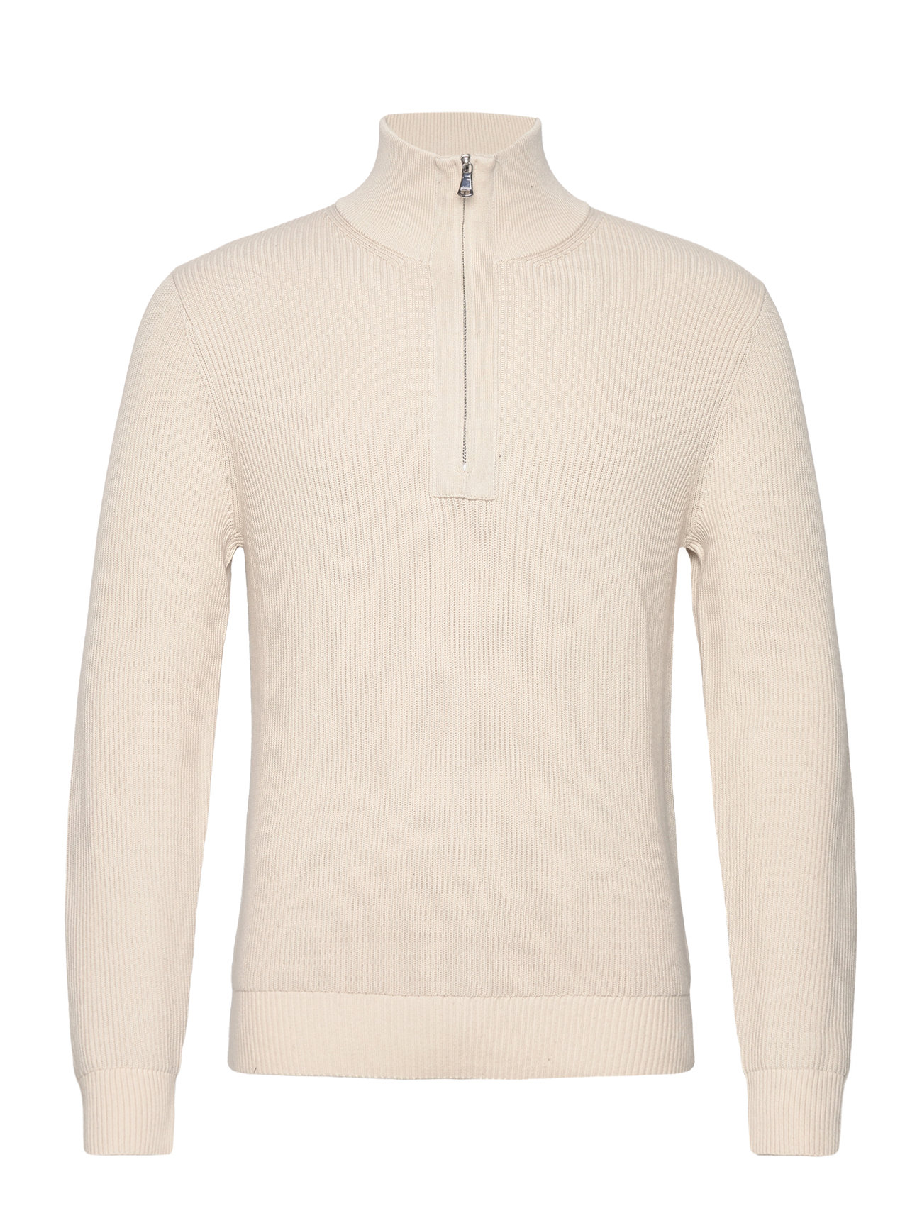 J. Lindeberg - Alex Half Zip Knitted Sweater - moonbeam - 0