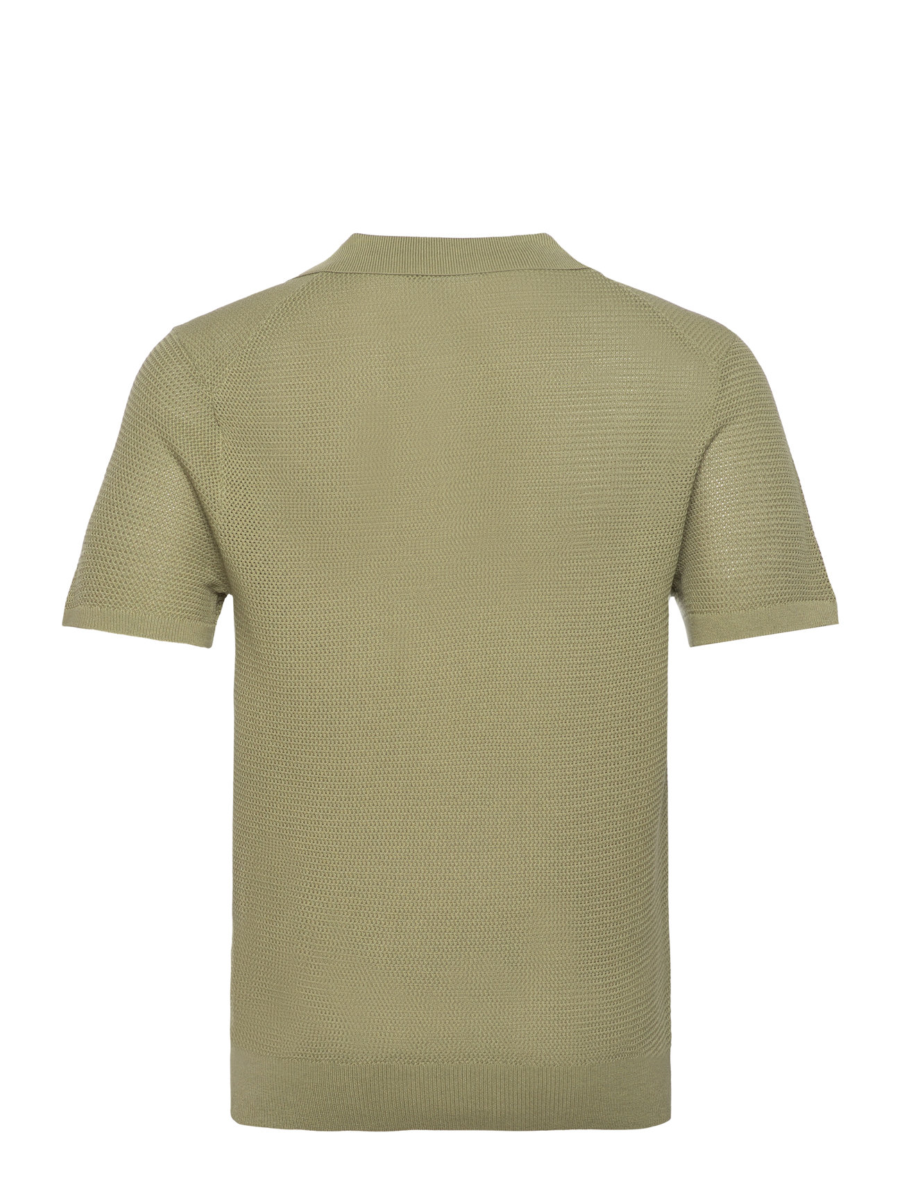 J. Lindeberg - Ben Open Collar Polo - oil green - 2