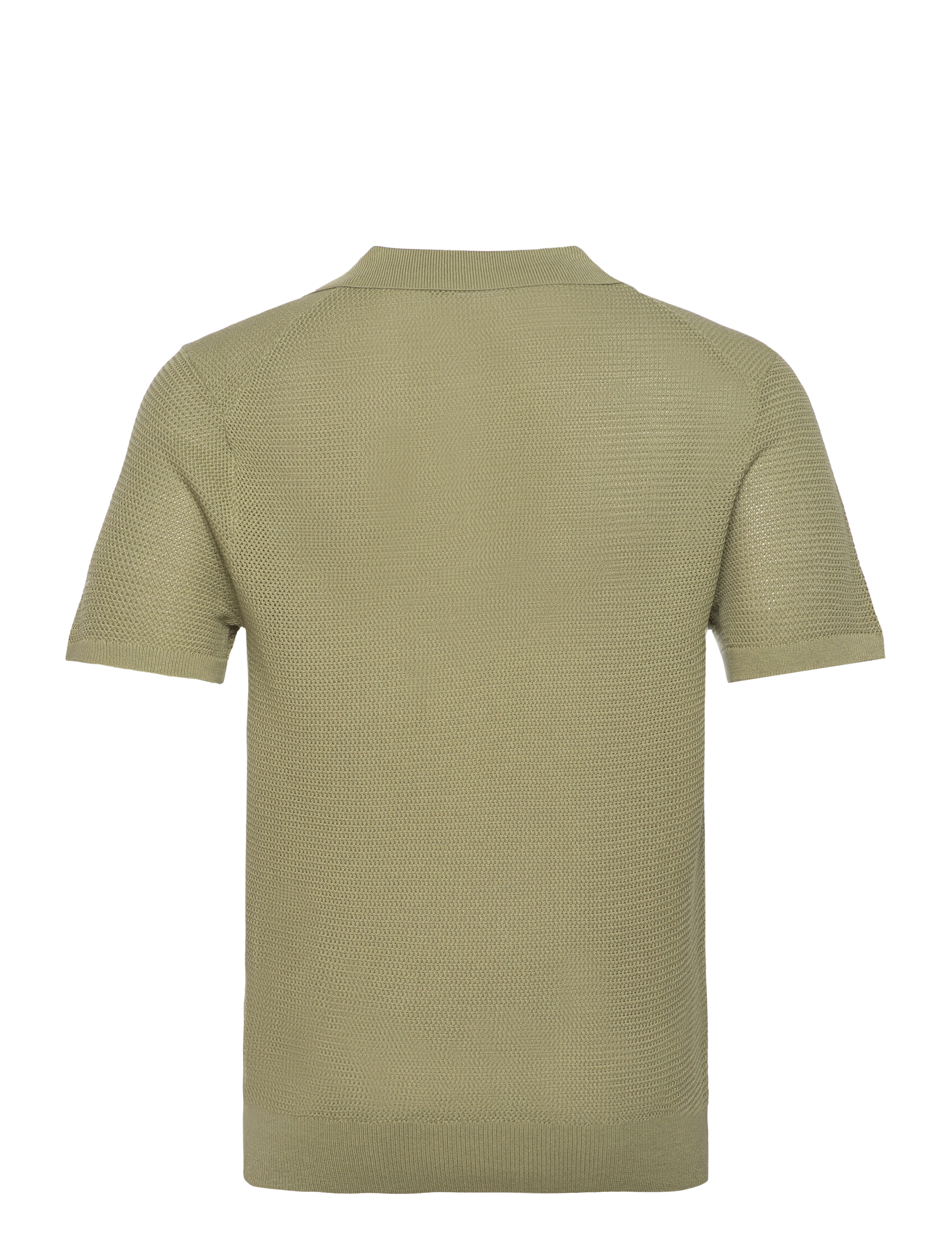 J. Lindeberg - Ben Open Collar Polo - oil green - 2
