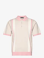 Reymond Stripe Polo - MOONBEAM