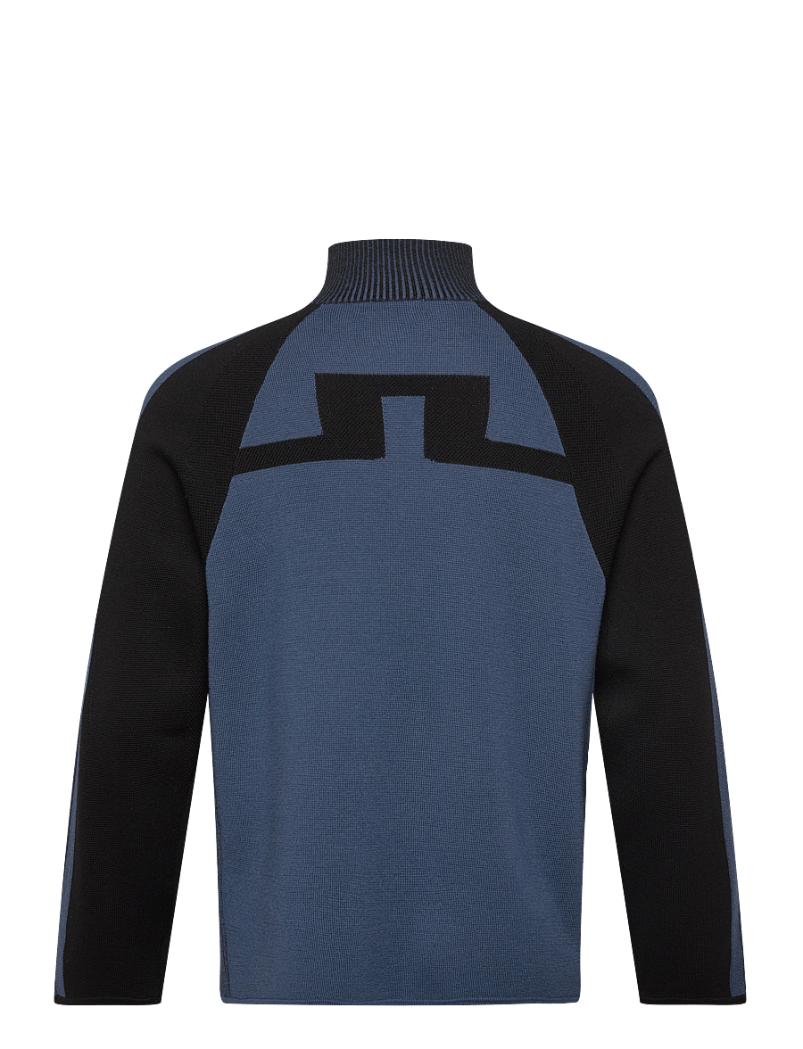 J. Lindeberg - Tim Tech Knit Quarter Zip - pullover mit halbem reißverschluss - key largo - 2