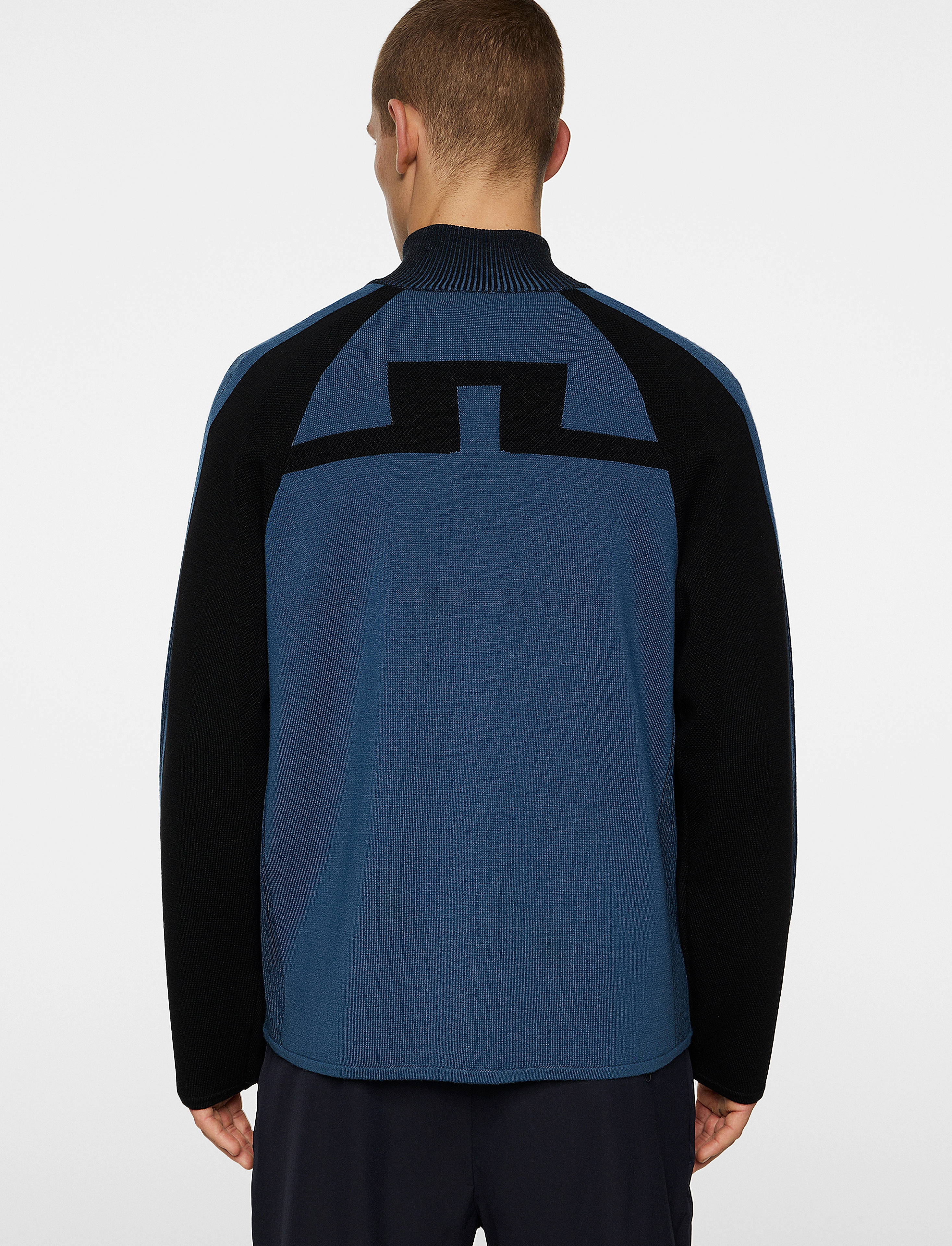 J. Lindeberg - Tim Tech Knit Quarter Zip - pullover mit halbem reißverschluss - key largo - 3
