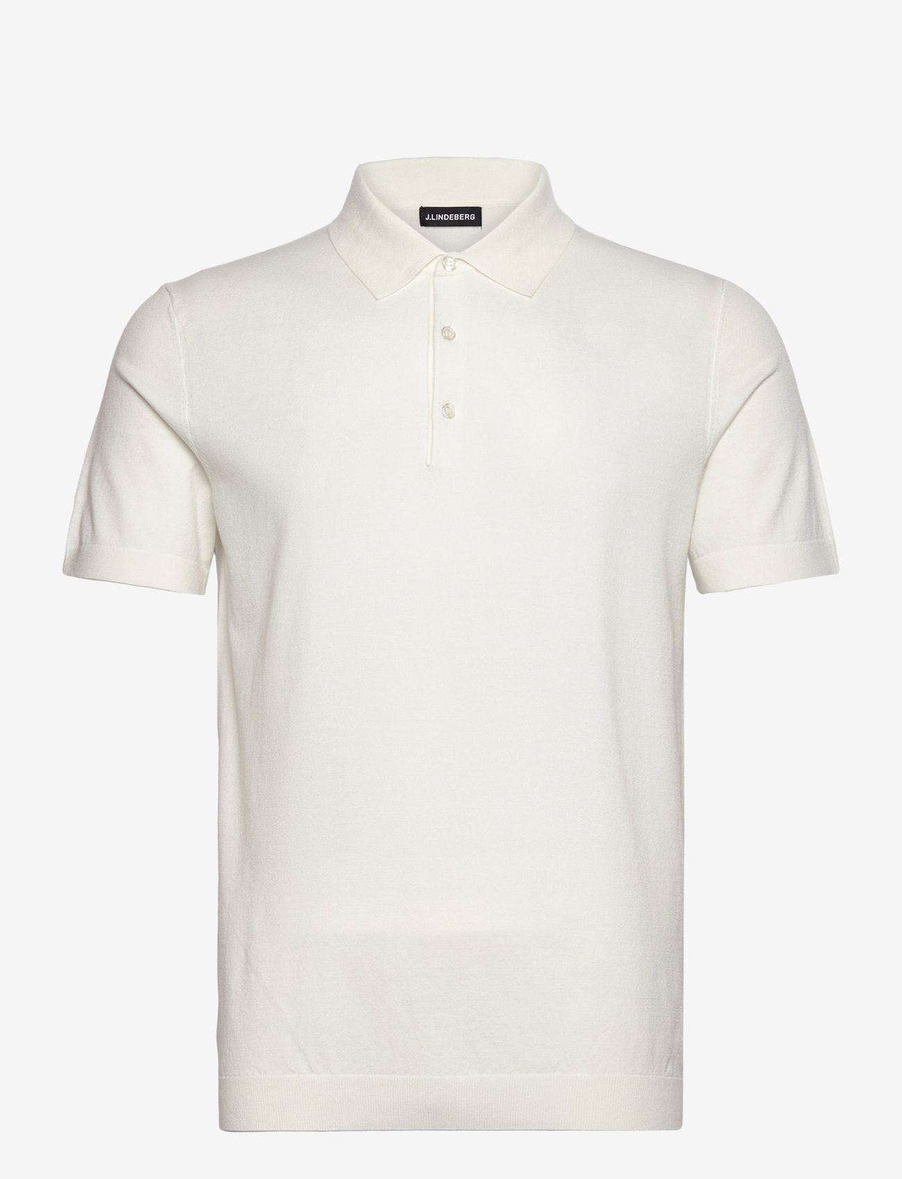 J. Lindeberg - Ridge Knitted Polo - gestrickte polohemden - white - 1