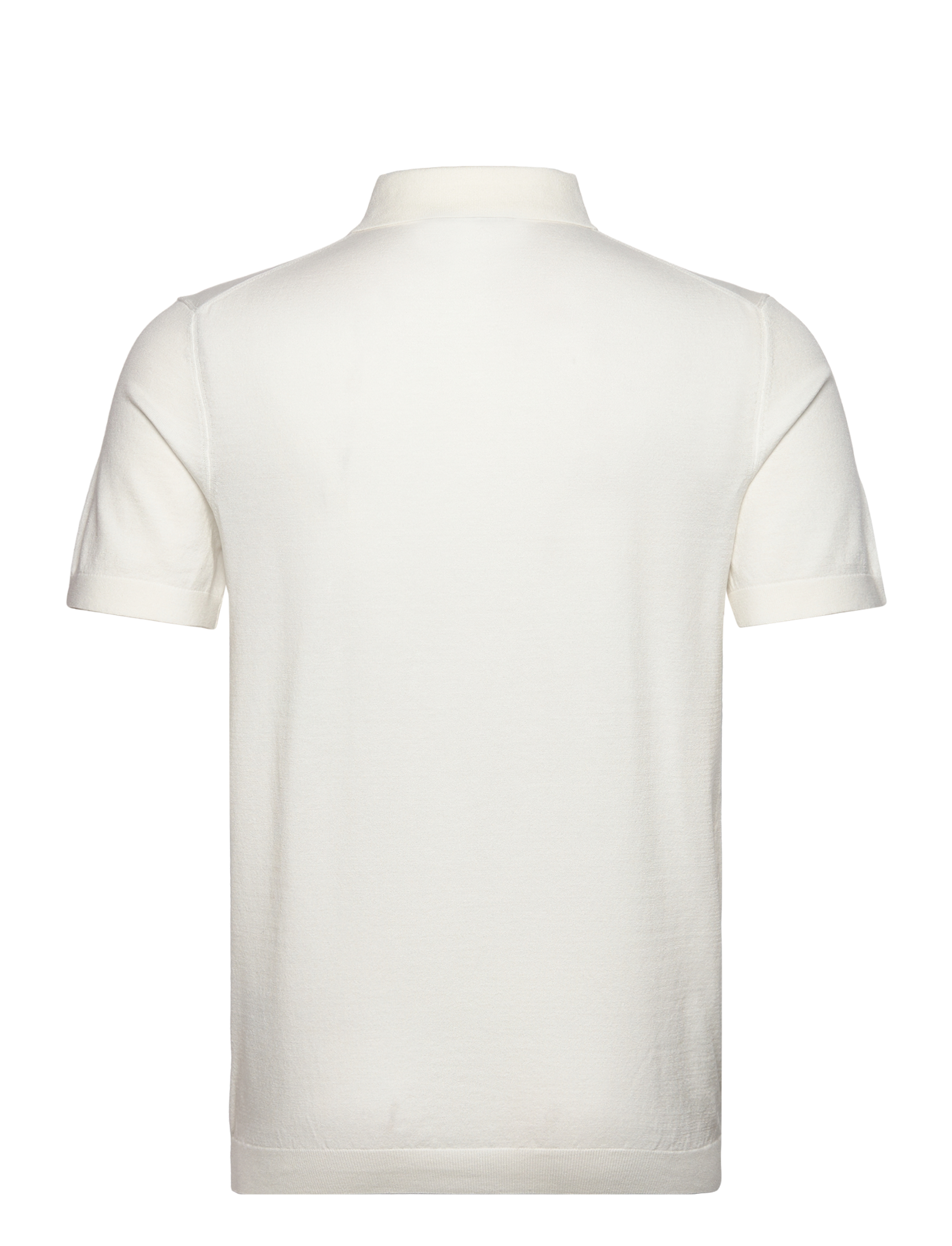 J. Lindeberg - Ridge Knitted Polo - kortärmade pikéer - white - 2