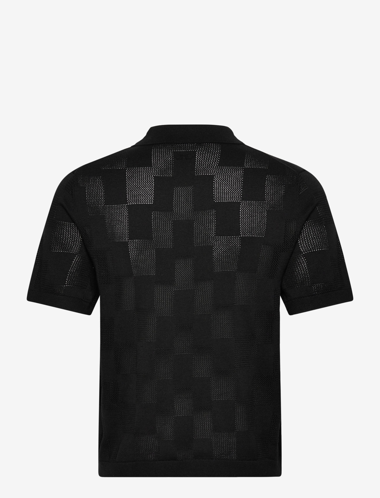 J. Lindeberg - Reymond Stacked Bridge Polo - short-sleeved shirts - black - 2