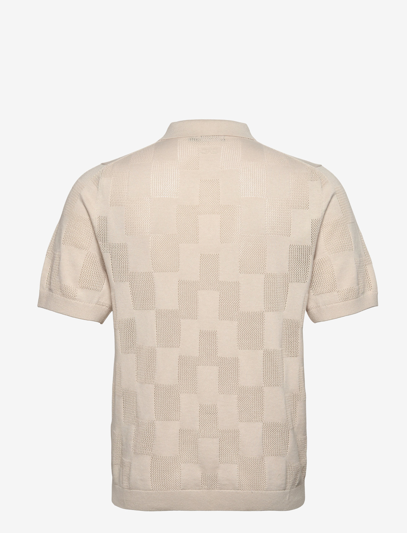 J. Lindeberg - Reymond Stacked Bridge Polo - lühikeste varrukatega särgid - moonbeam - 2