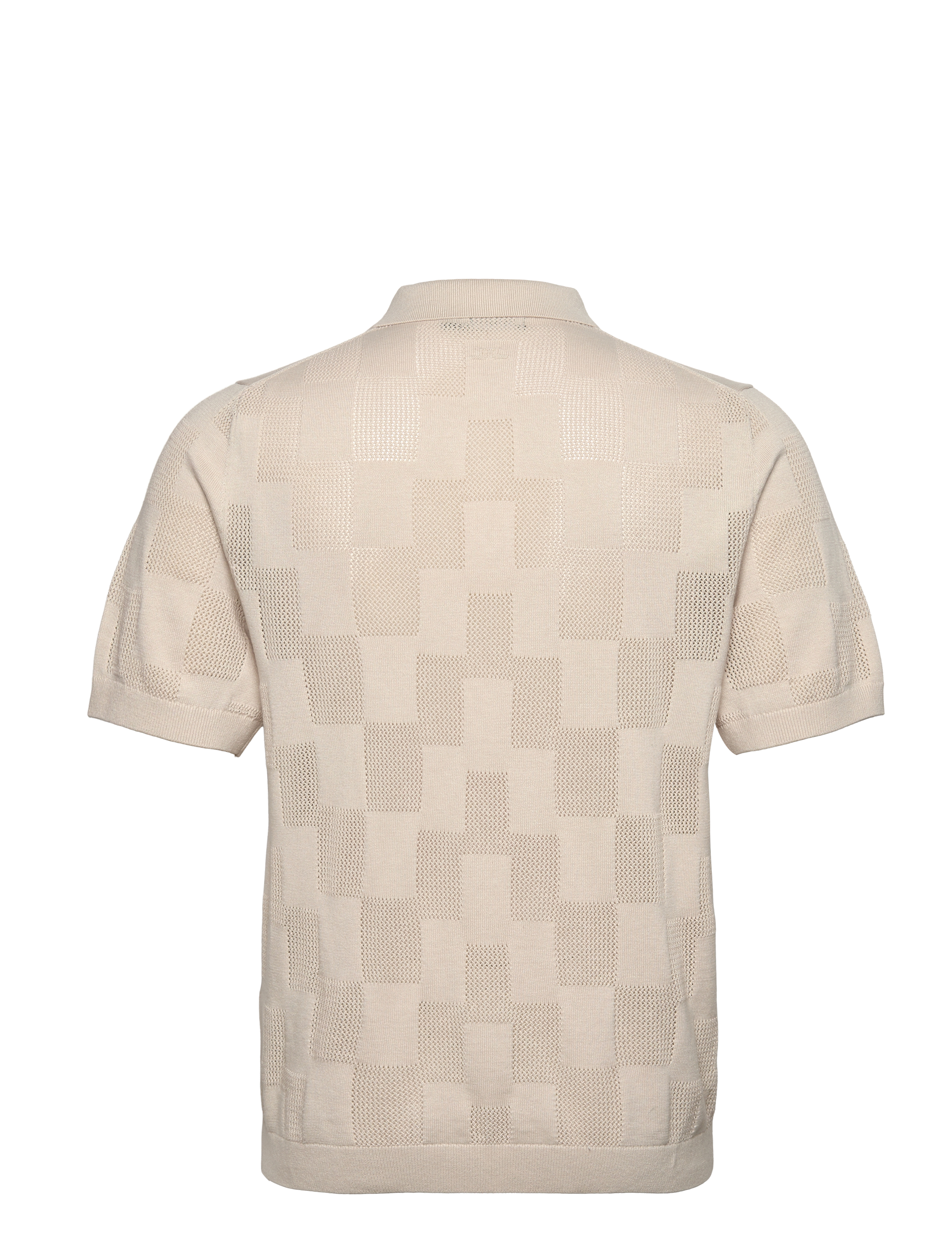 J. Lindeberg - Reymond Stacked Bridge Polo - short-sleeved shirts - moonbeam - 2