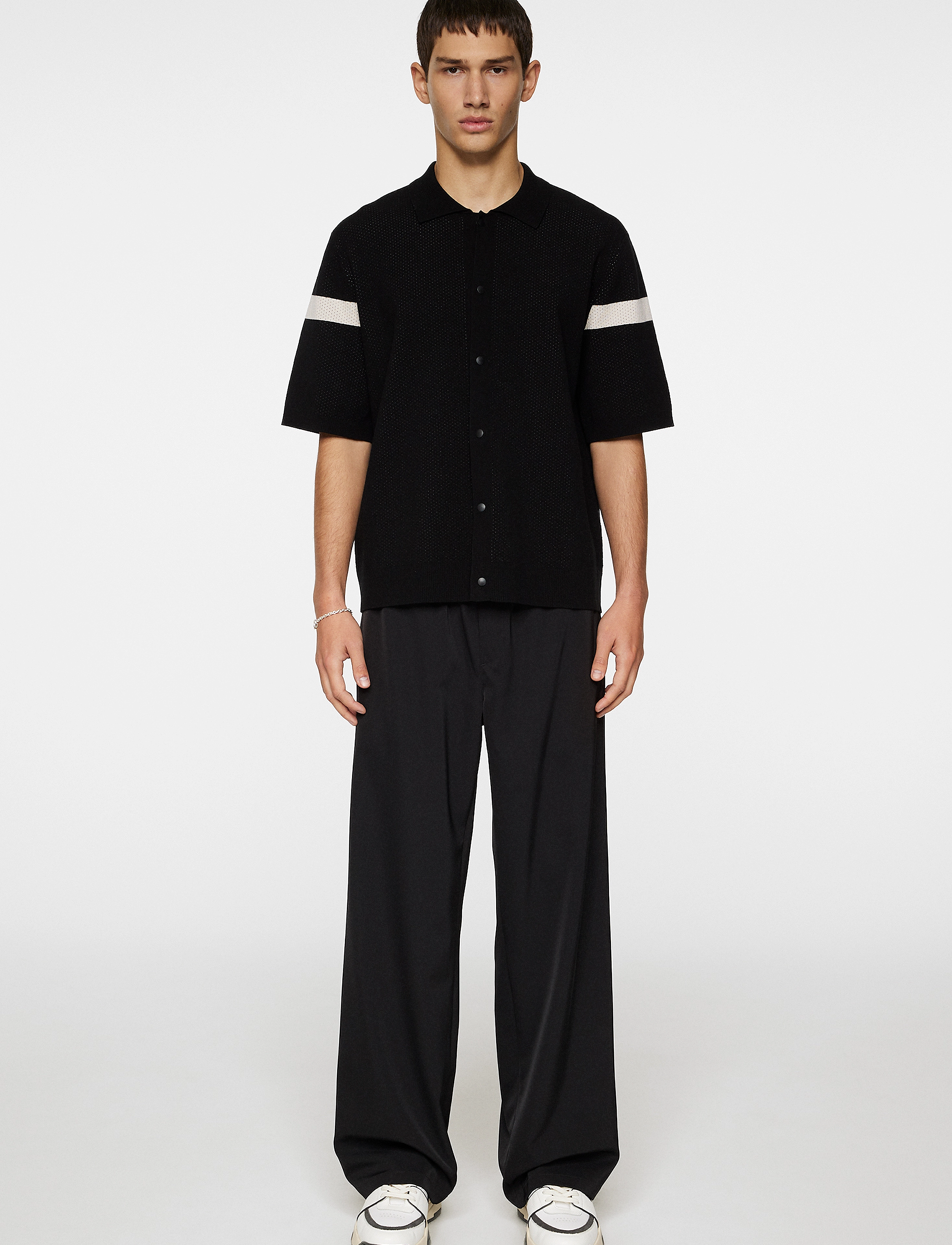 J. Lindeberg - Rayne Knitted Shirt - black - 3