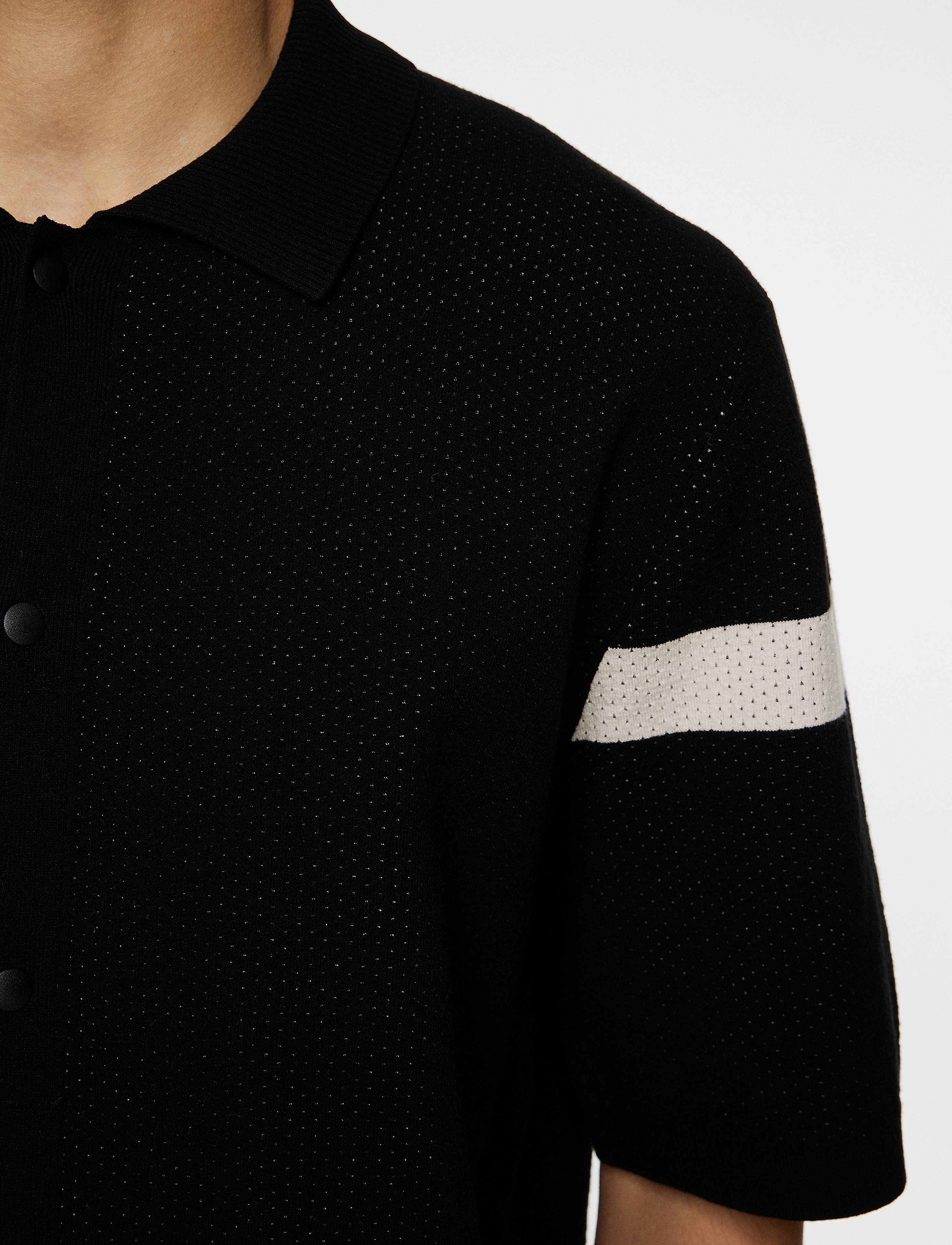 J. Lindeberg - Rayne Knitted Shirt - black - 5