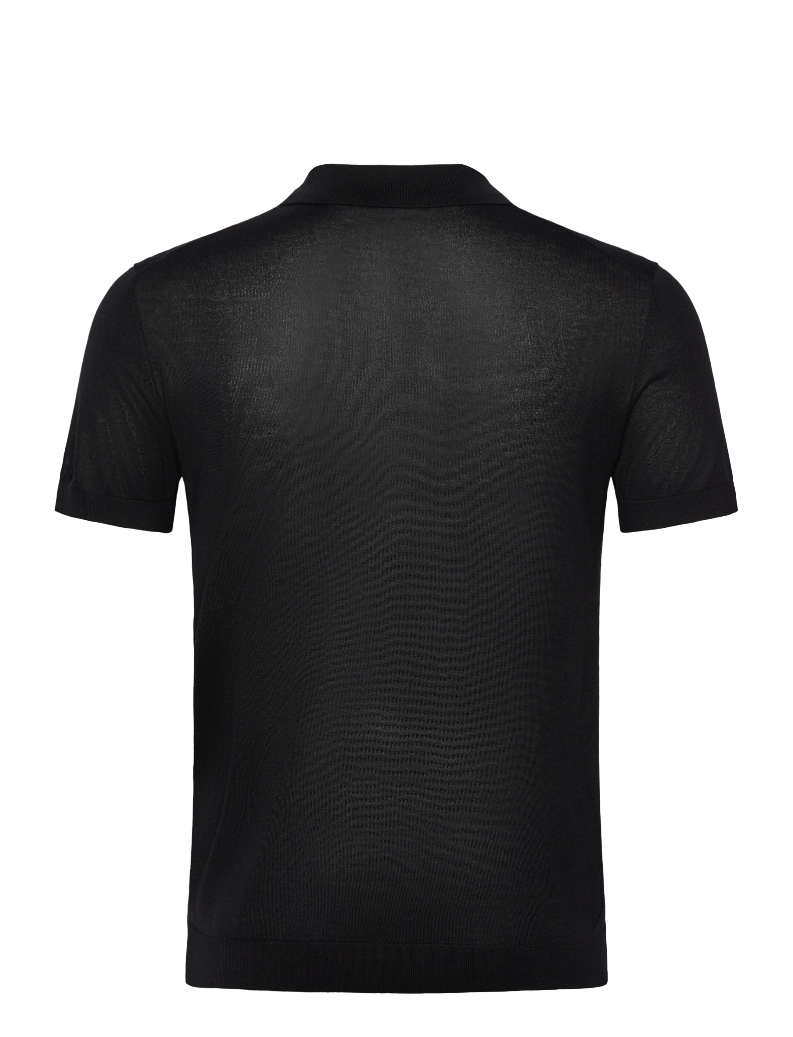 J. Lindeberg - Ridge Lyocell Silk Polo - feriefavoritter - black - 2