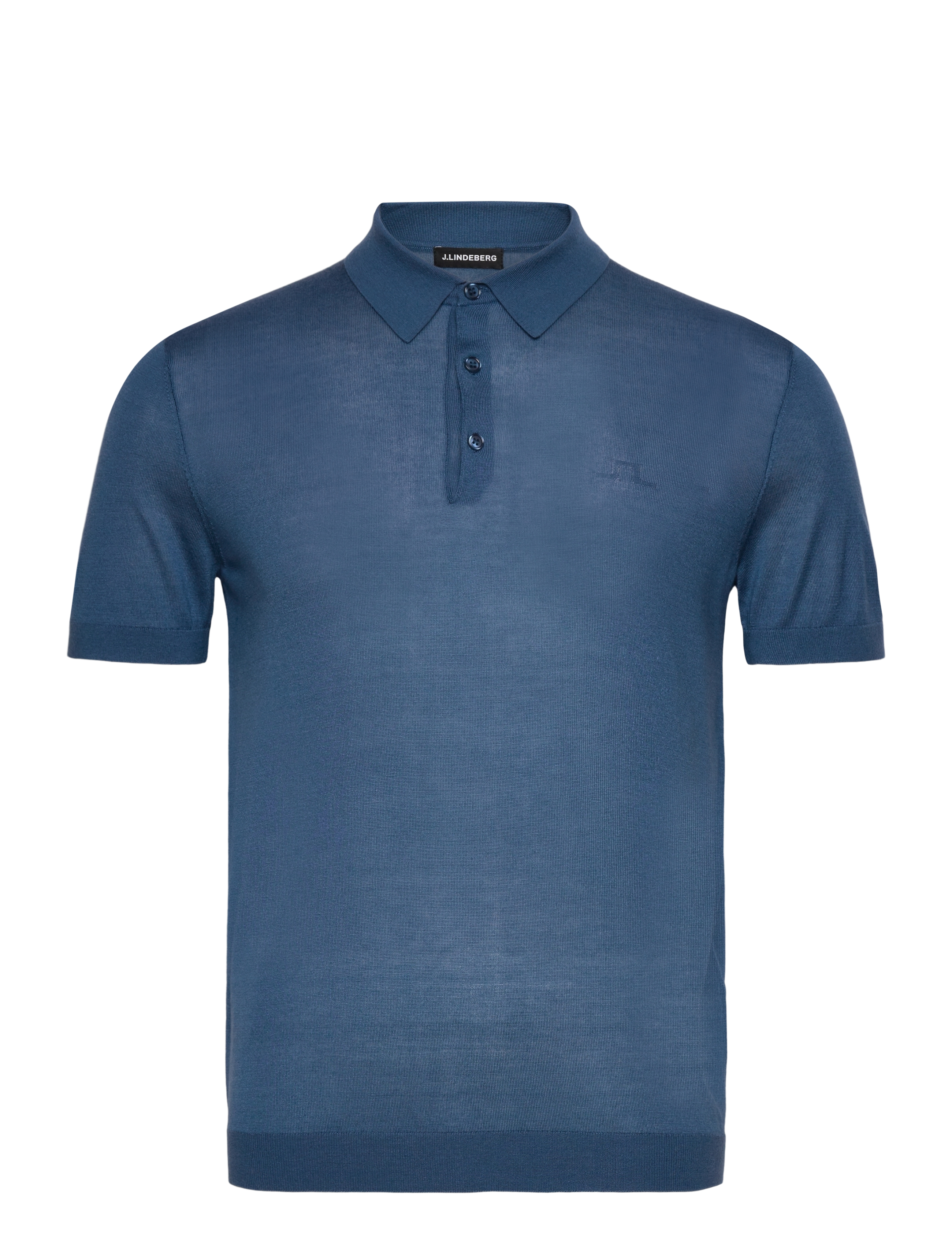 J. Lindeberg Ridge Lyocell Silk Polo - Stickade pikéer - DARK BLUE / navy