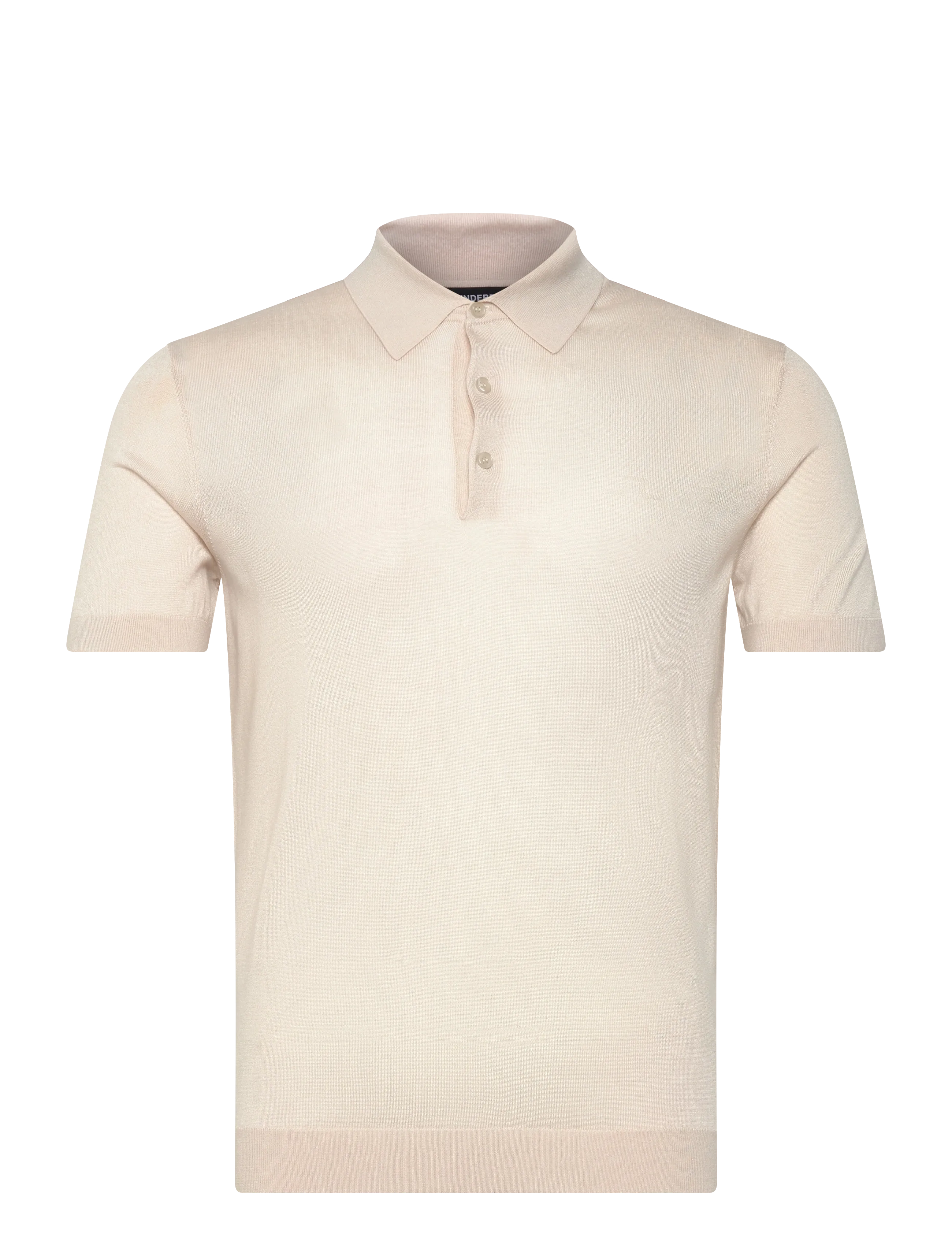 J. Lindeberg Ridge Lyocell Silk Polo - Strickmode - MOONBEAM / cream