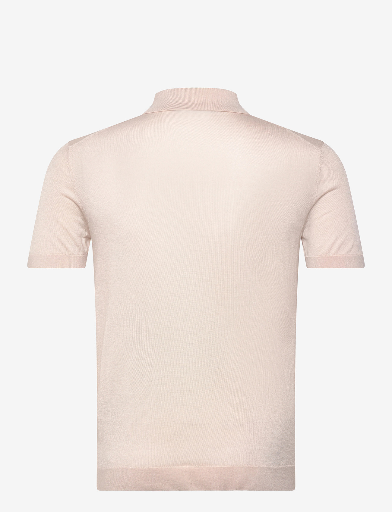 J. Lindeberg - Ridge Lyocell Silk Polo - stickade pikéer - moonbeam - 1