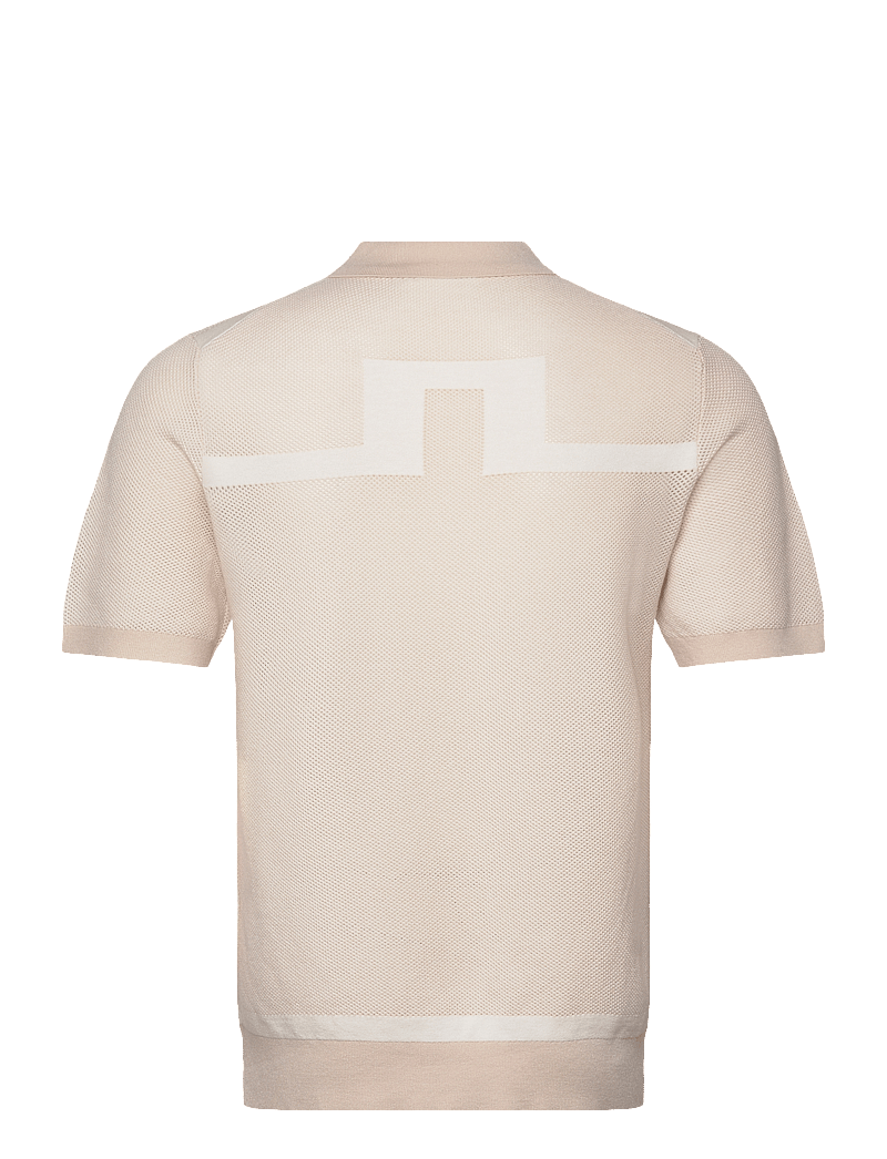 J. Lindeberg - Reymond Structure Knit Polo - polos en tricot - moonbeam - 2