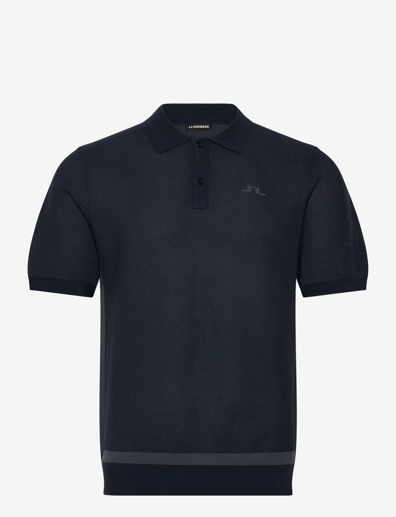 J. Lindeberg - Reymond Structure Knit Polo - polostrik - ombre blue - 1