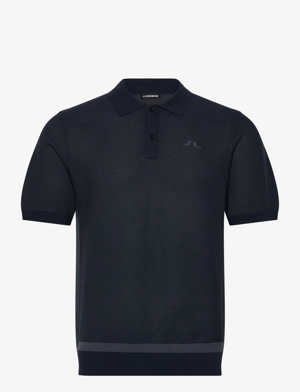 J. Lindeberg - Reymond Structure Knit Polo - gestrickte polohemden - ombre blue - 1