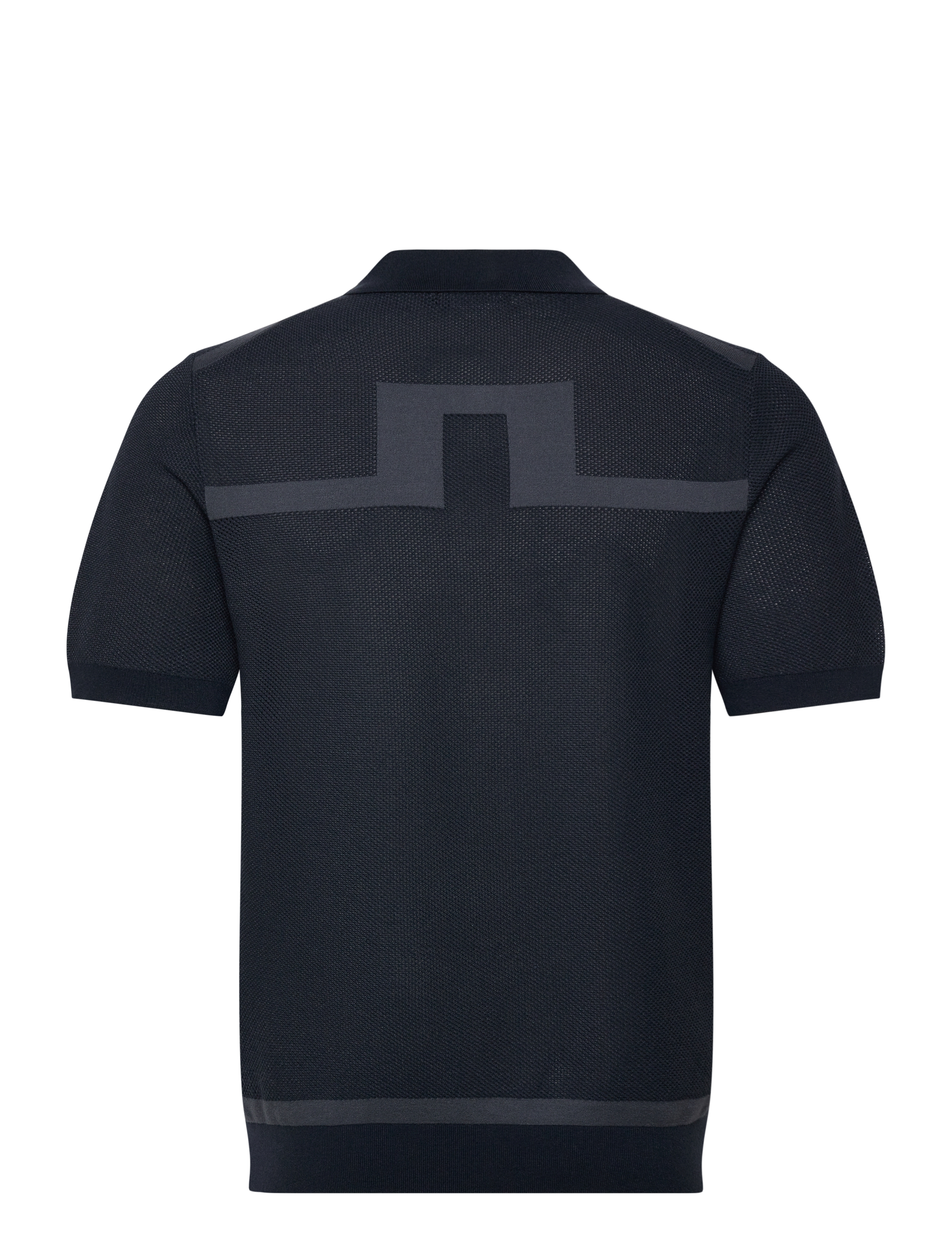 J. Lindeberg - Reymond Structure Knit Polo - feriefavoritter - ombre blue - 2