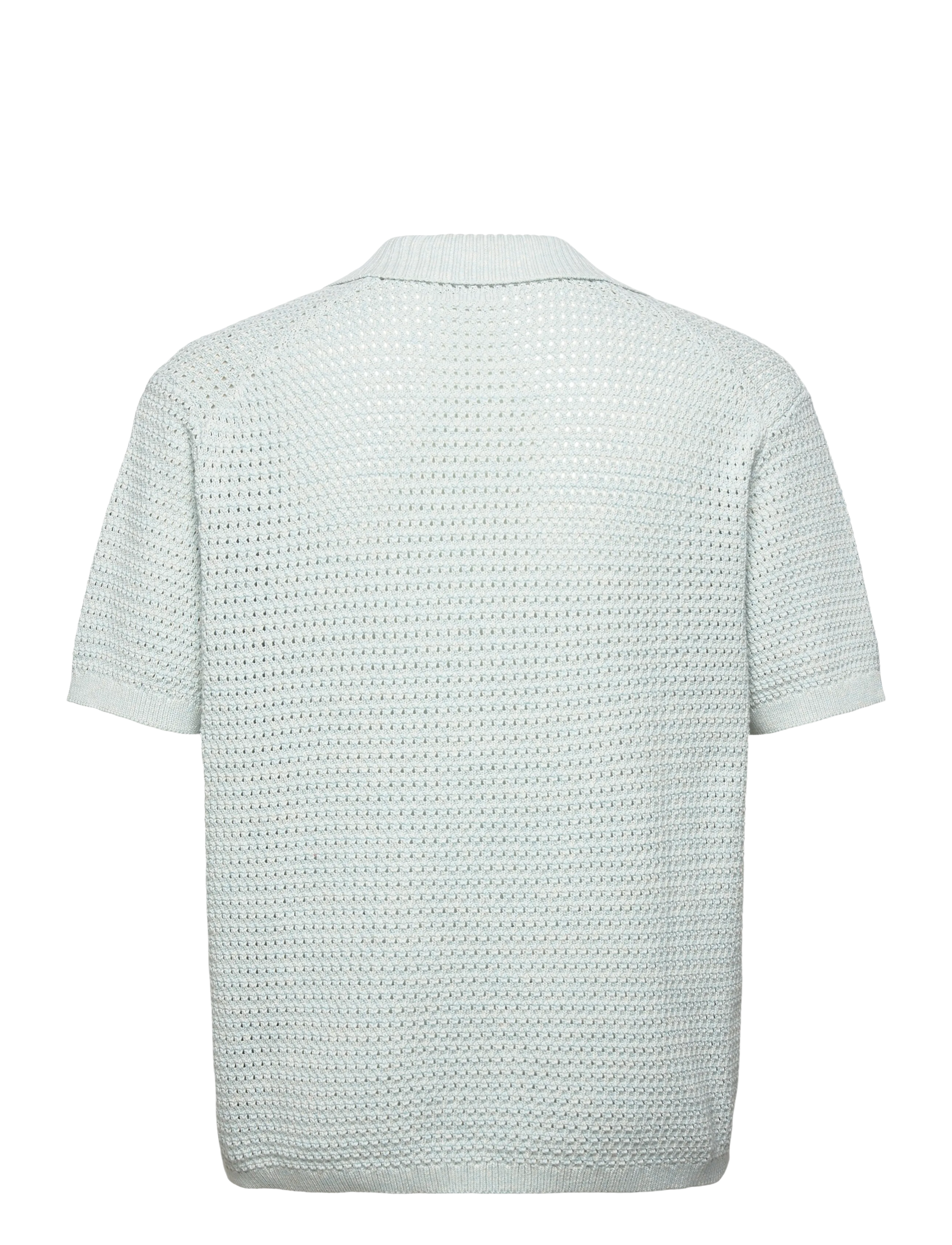 J. Lindeberg - Ethan Open Collar Knit Polo - polos en tricot - winter sky - 2