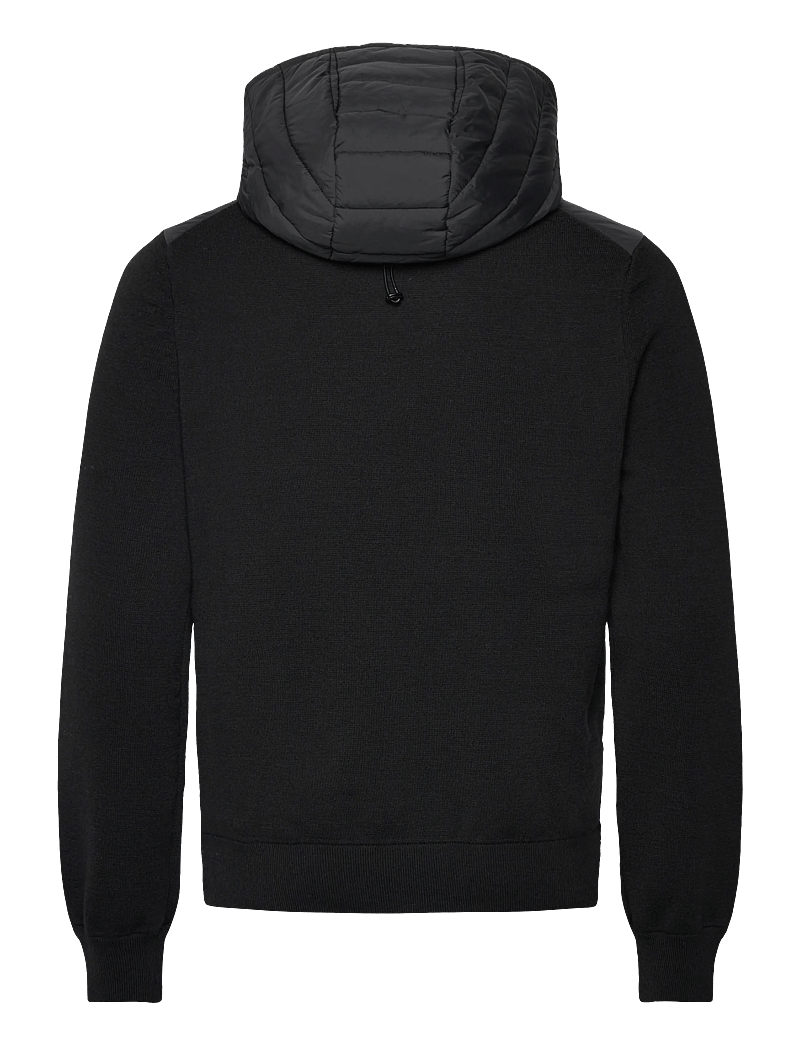 J. Lindeberg - Thorn Hood Knit Hybrid Jacket - hybrid-jacken - black - 2