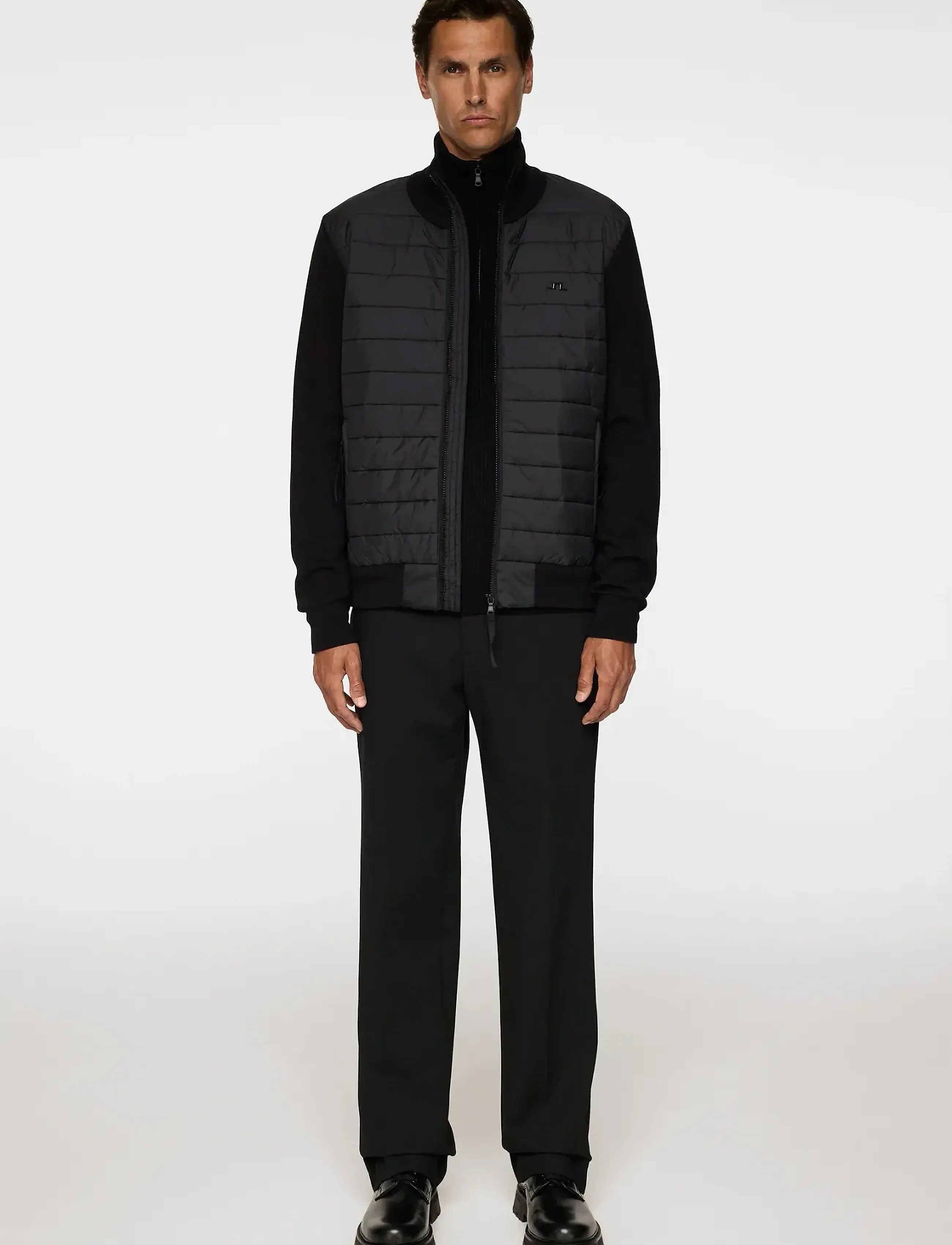J. Lindeberg - Bodie Knitted Hybrid Jacket - black - 4