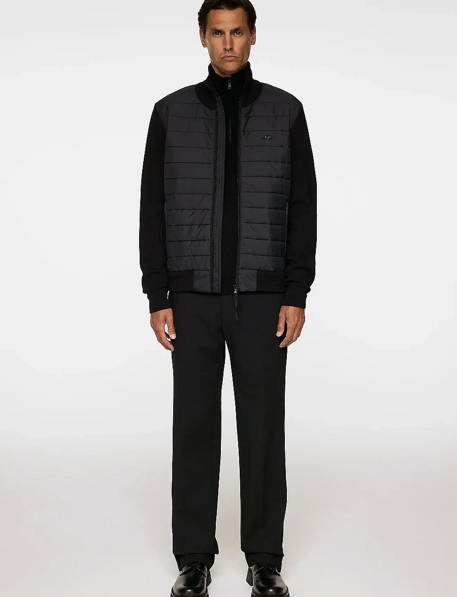 J. Lindeberg - Bodie Knitted Hybrid Jacket - black - 4