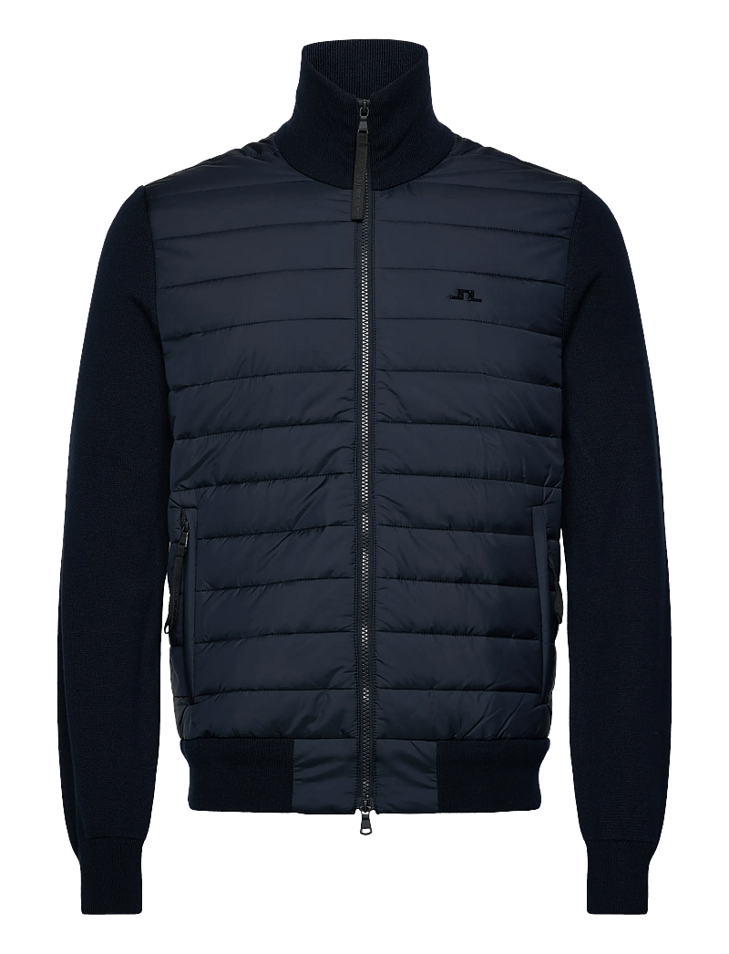 J. Lindeberg - Bodie Knitted Hybrid Jacket - hybridjakker - jl navy - 1