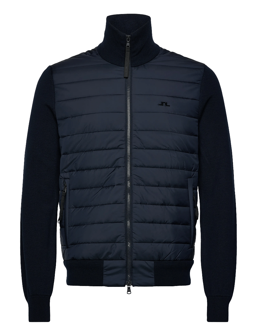 J. Lindeberg - Bodie Knitted Hybrid Jacket - jl navy - 1