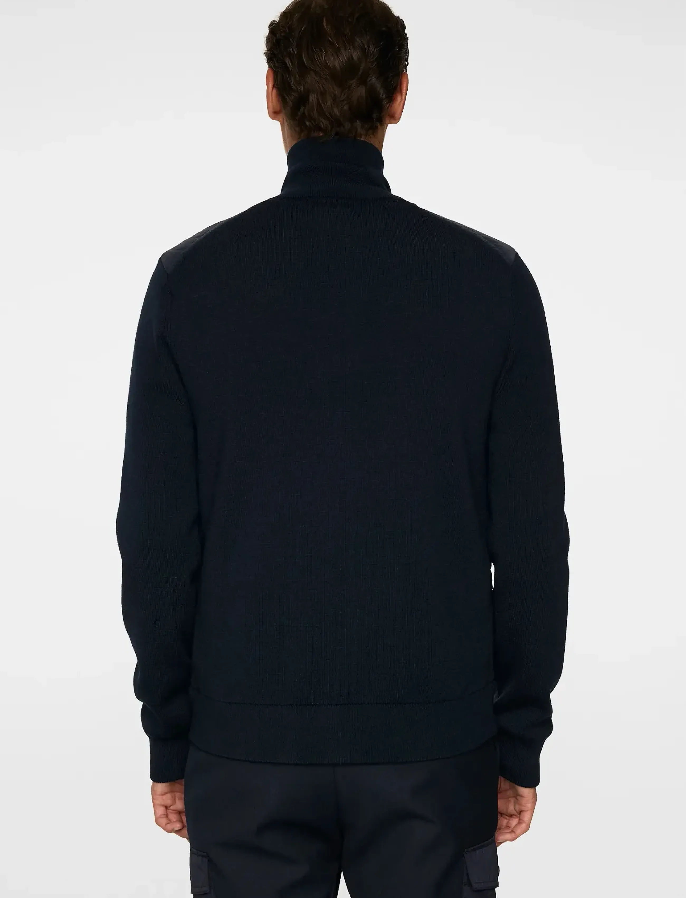 J. Lindeberg - Bodie Knitted Hybrid Jacket - jl navy - 3