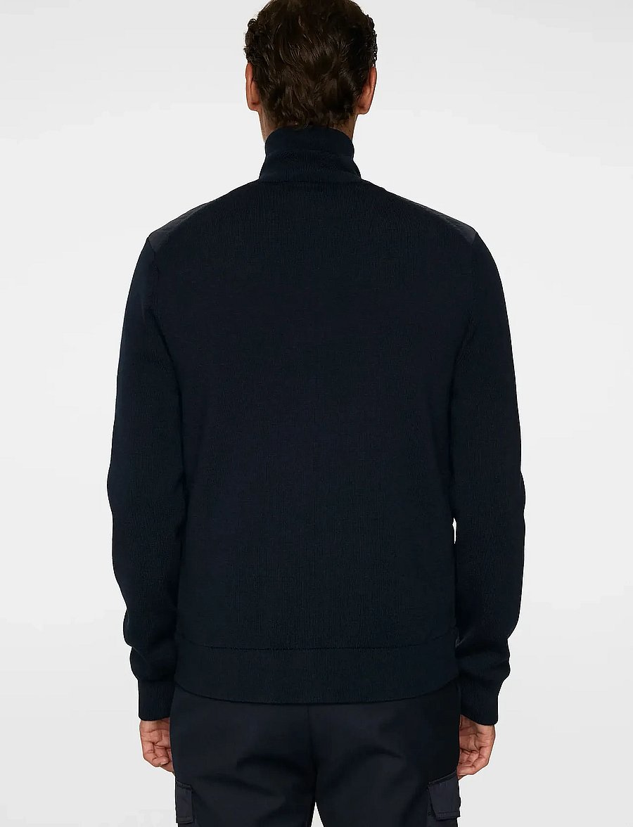 J. Lindeberg - Bodie Knitted Hybrid Jacket - jl navy - 3