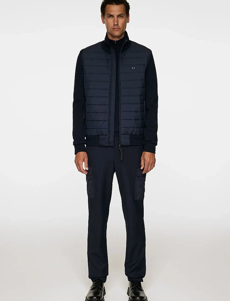J. Lindeberg - Bodie Knitted Hybrid Jacket - hybridjakker - jl navy - 4