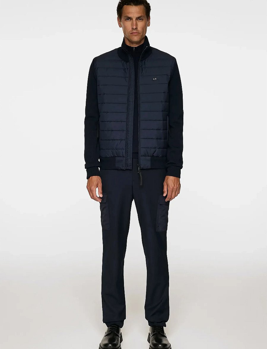 J. Lindeberg - Bodie Knitted Hybrid Jacket - jl navy - 4