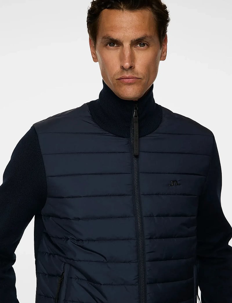 J. Lindeberg - Bodie Knitted Hybrid Jacket - hybridjakker - jl navy - 5