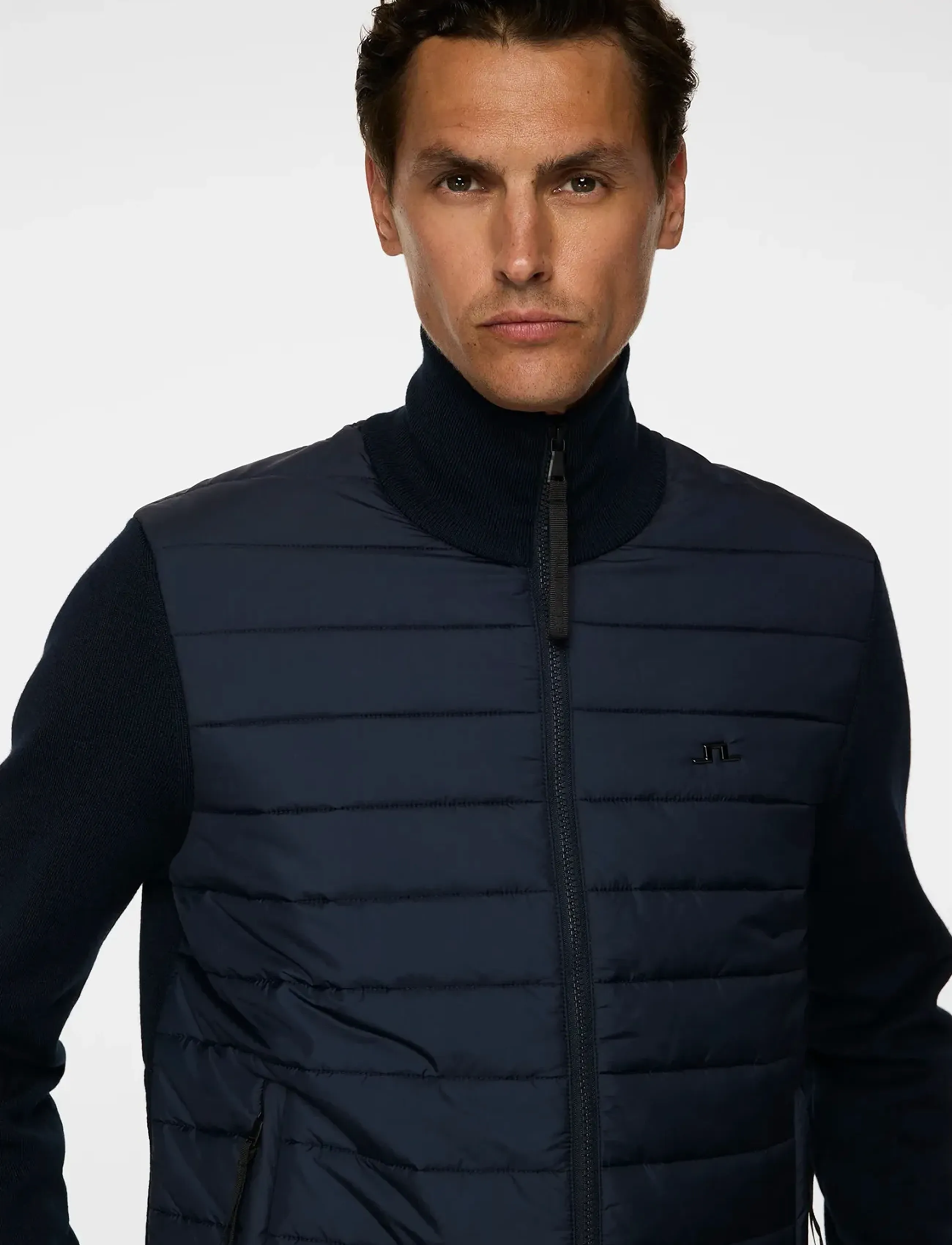 J. Lindeberg - Bodie Knitted Hybrid Jacket - jl navy - 5