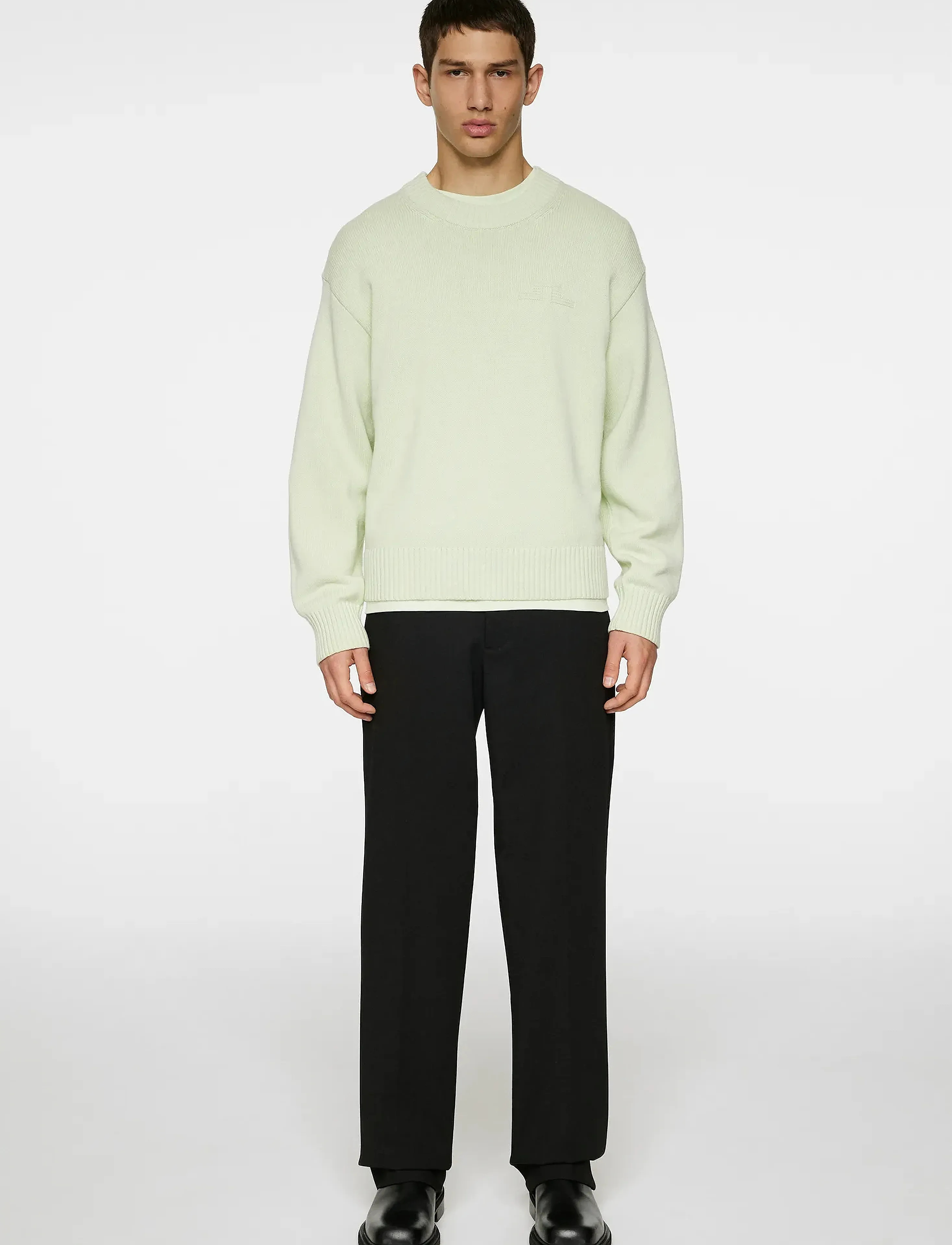 J. Lindeberg - Eddy Cotton Wool Crew Neck - rund hals - ambrosia - 4