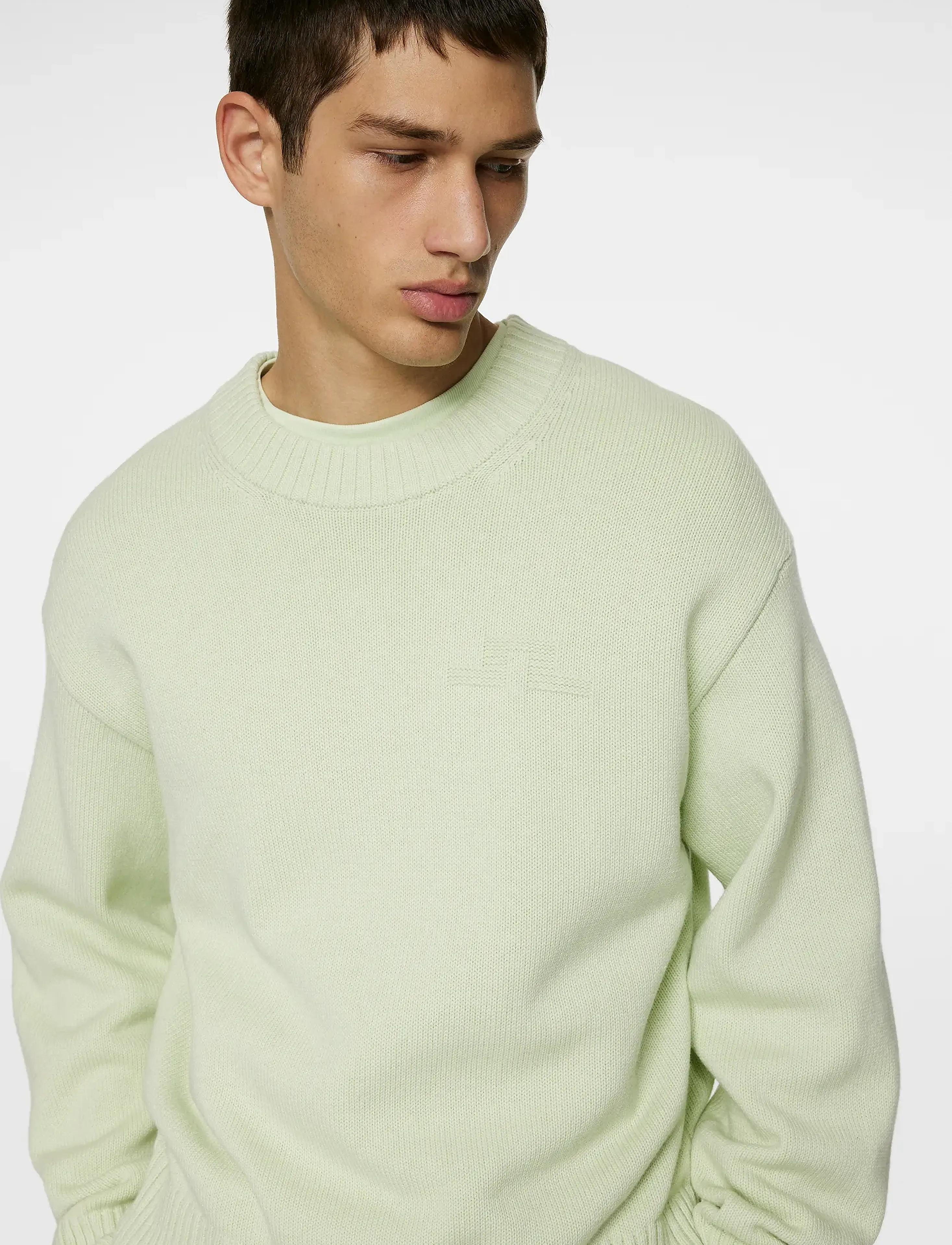 J. Lindeberg - Eddy Cotton Wool Crew Neck - rund hals - ambrosia - 5