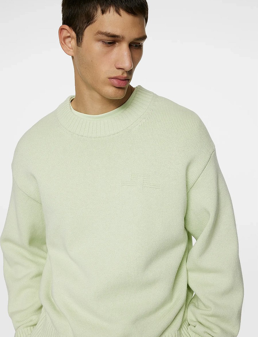 J. Lindeberg - Eddy Cotton Wool Crew Neck - rundhals - ambrosia - 5