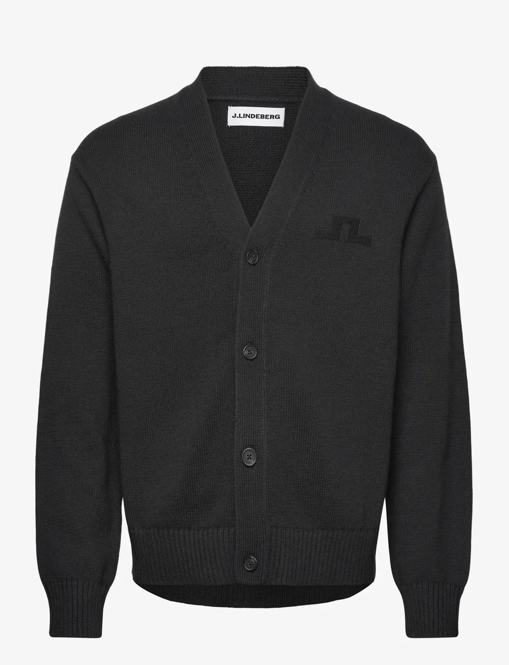 J. Lindeberg - Eddy Wool Blend Cardigan - kardiganid - black - 1