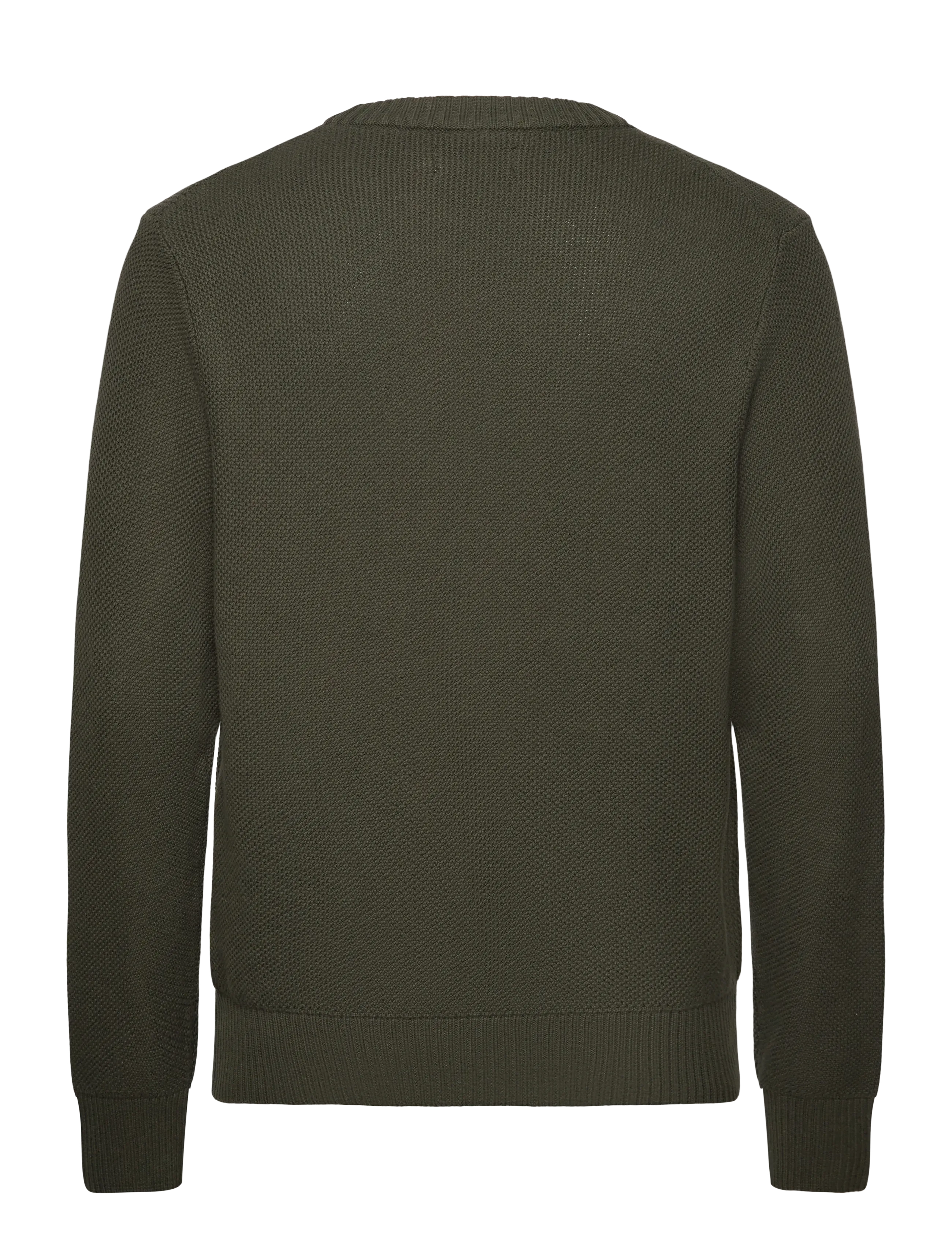 J. Lindeberg - Oliver Structure Sweater - Ümmarguse kaelusega kudumid - forest green - 2