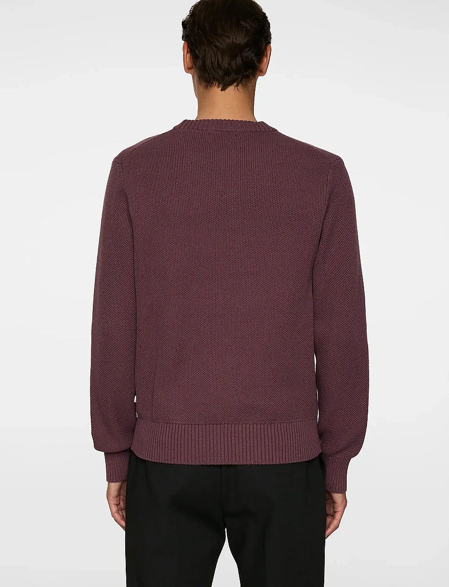 J. Lindeberg - Oliver Structure Sweater - rundhals - huckleberry - 3