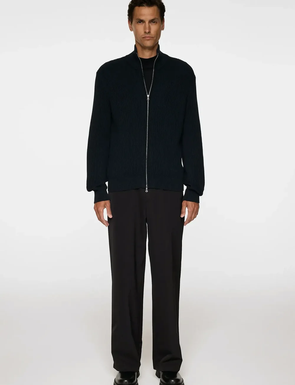 J. Lindeberg - Alexis Full Zip Cardigan - lukuga džemprid - jl navy - 4