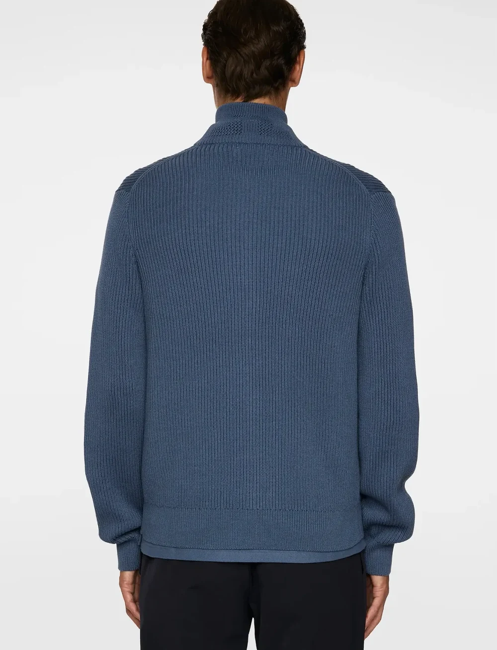 J. Lindeberg - Alexis Full Zip Cardigan - full zip tröjor - vintage indigo - 3