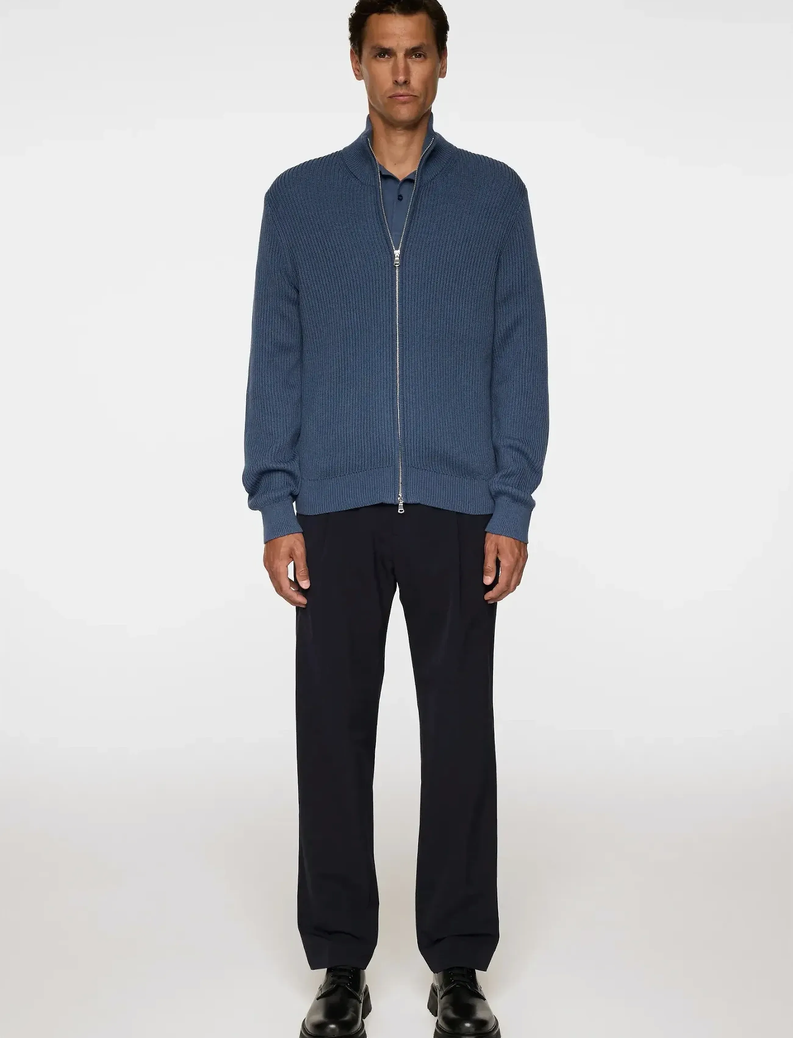 J. Lindeberg - Alexis Full Zip Cardigan - vintage indigo - 4