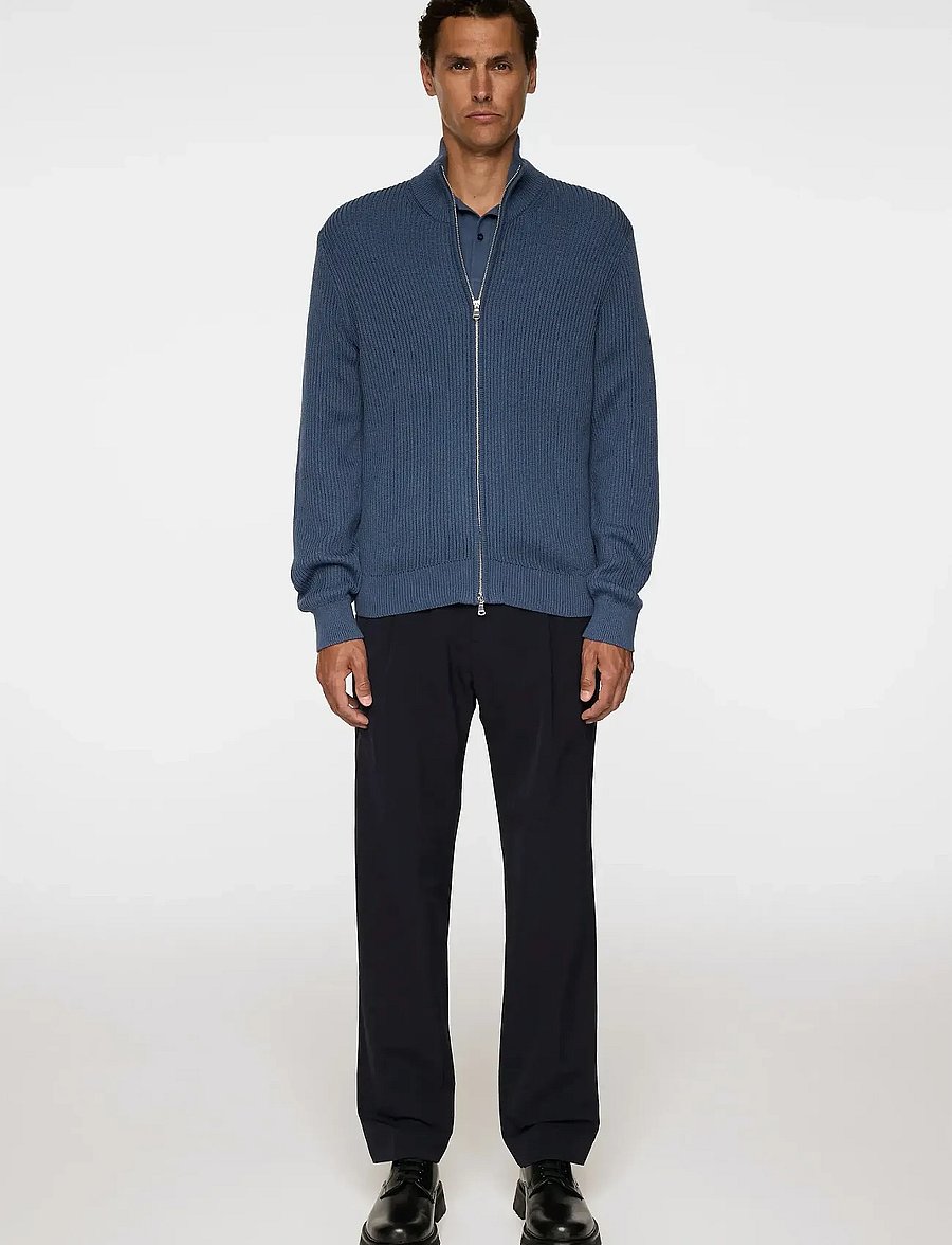 J. Lindeberg - Alexis Full Zip Cardigan - vintage indigo - 4