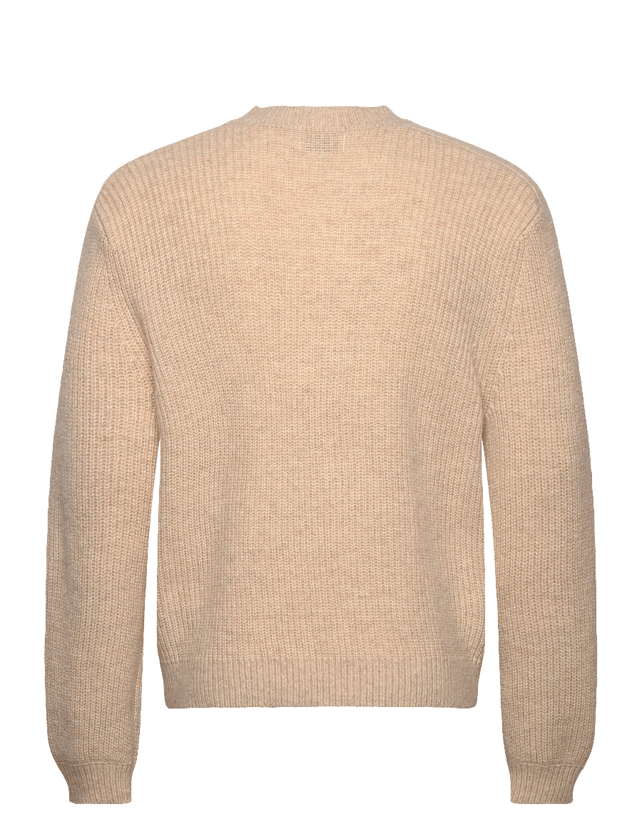 J. Lindeberg - Vitor V-neck Heavy Knit - pulls col v - moonbeam melange - 2