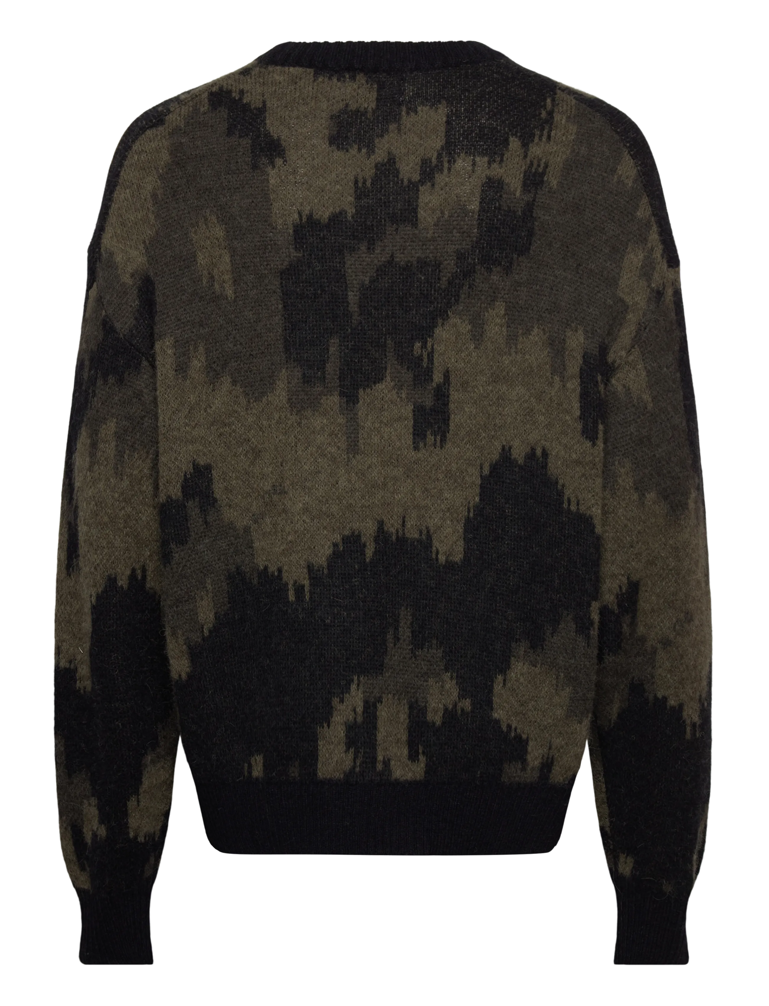 J. Lindeberg - Nate Graphic Jacquard Knit - Ümmarguse kaelusega kudumid - forest green - 2