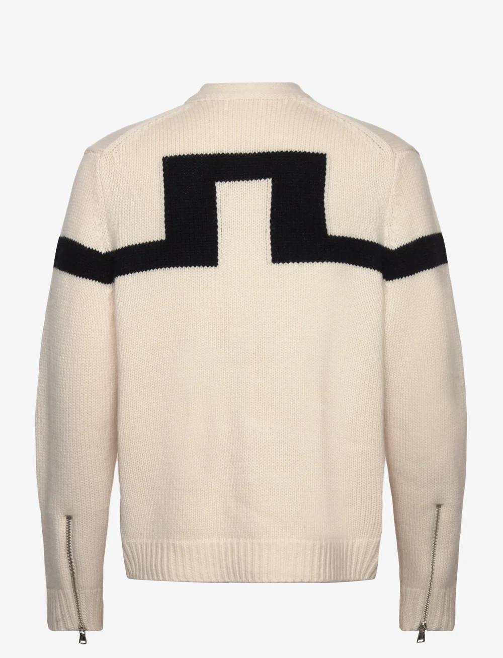 J. Lindeberg - Kessler Biker Zip Knit - lukuga džemprid - moonbeam - 2