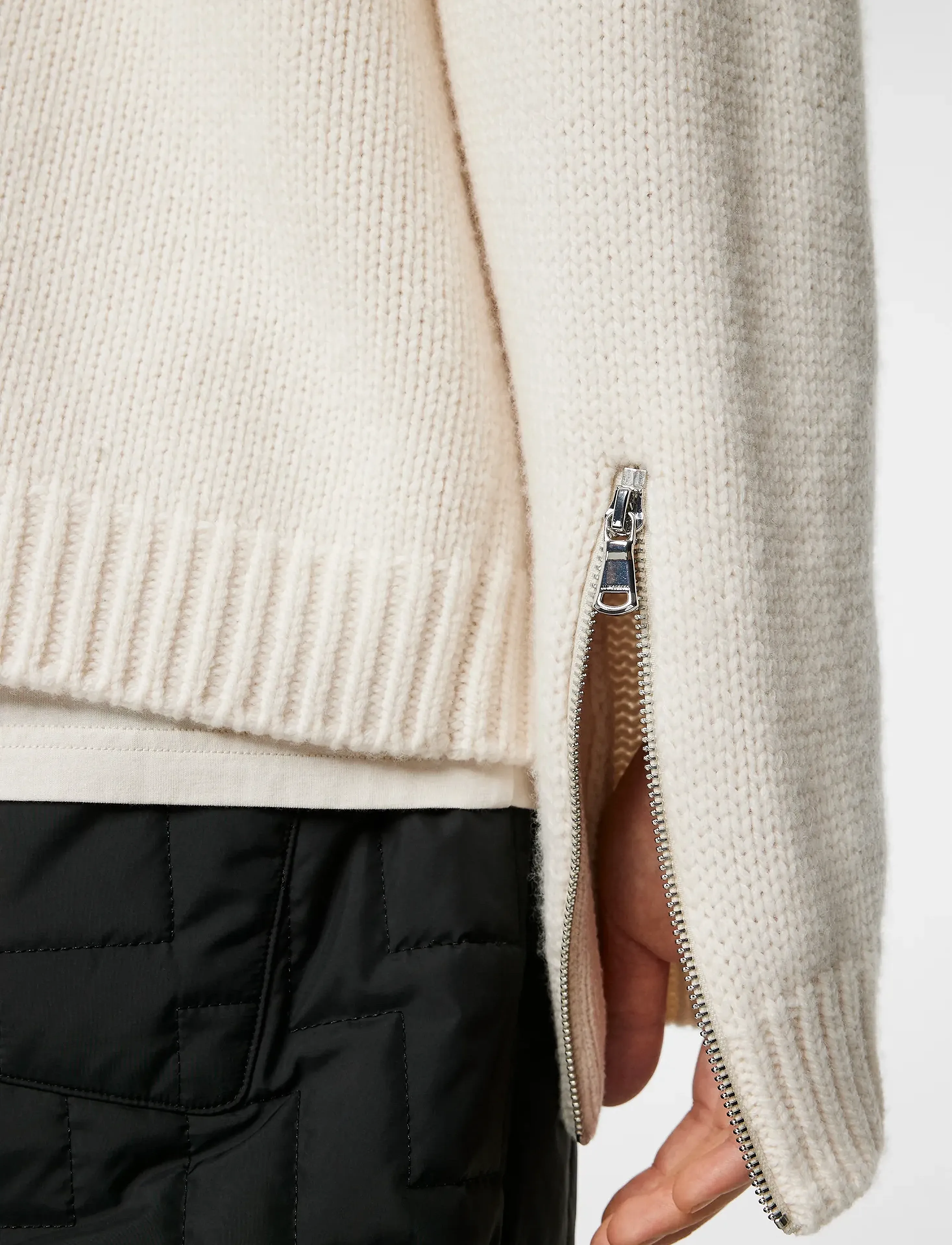 J. Lindeberg Kessler Biker Zip Knit stickade tröjor herr – bild 5