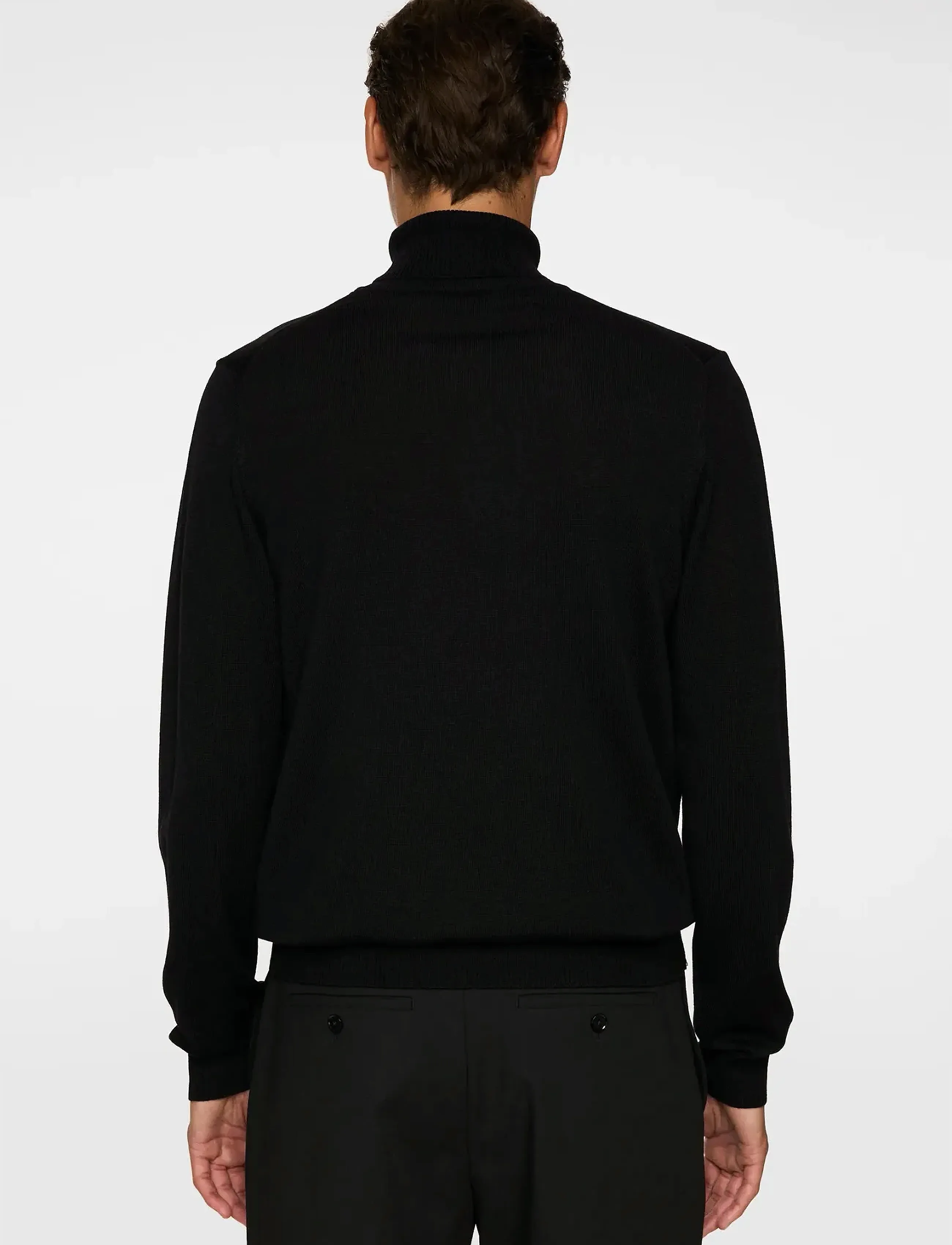 J. Lindeberg - Kaden Merino Turtle Neck - polokrage - black - 3