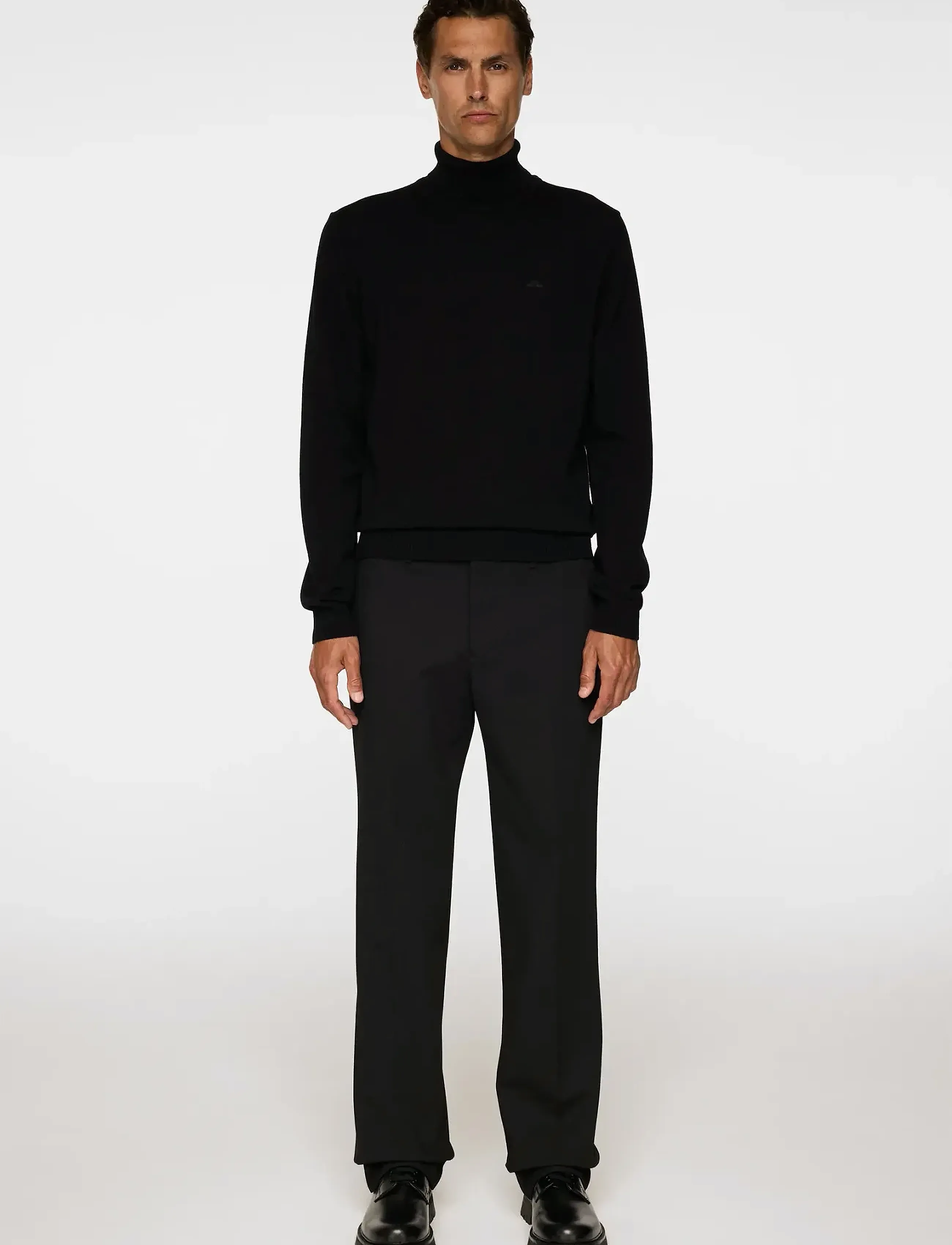 J. Lindeberg - Kaden Merino Turtle Neck - polokrage - black - 4