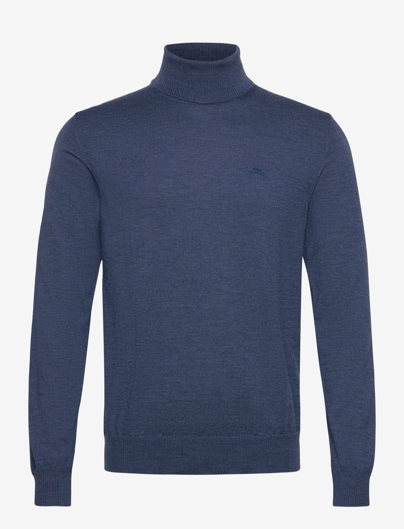 J. Lindeberg - Kaden Merino Turtle Neck - rullekraver - vintage indigo melange - 1